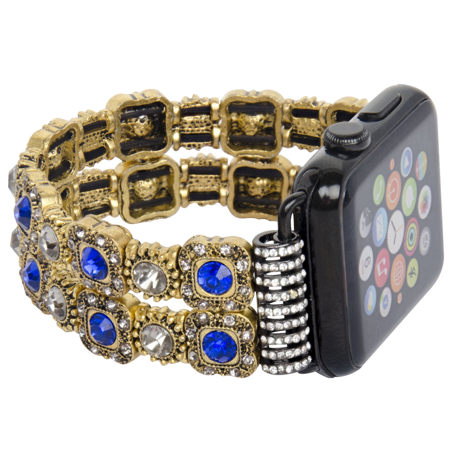 Replacement Women/ Girls Fashionable Beaded Band for Apple Watch Series 1/2/3/4/5/6/7/8(44mm)(45mm)