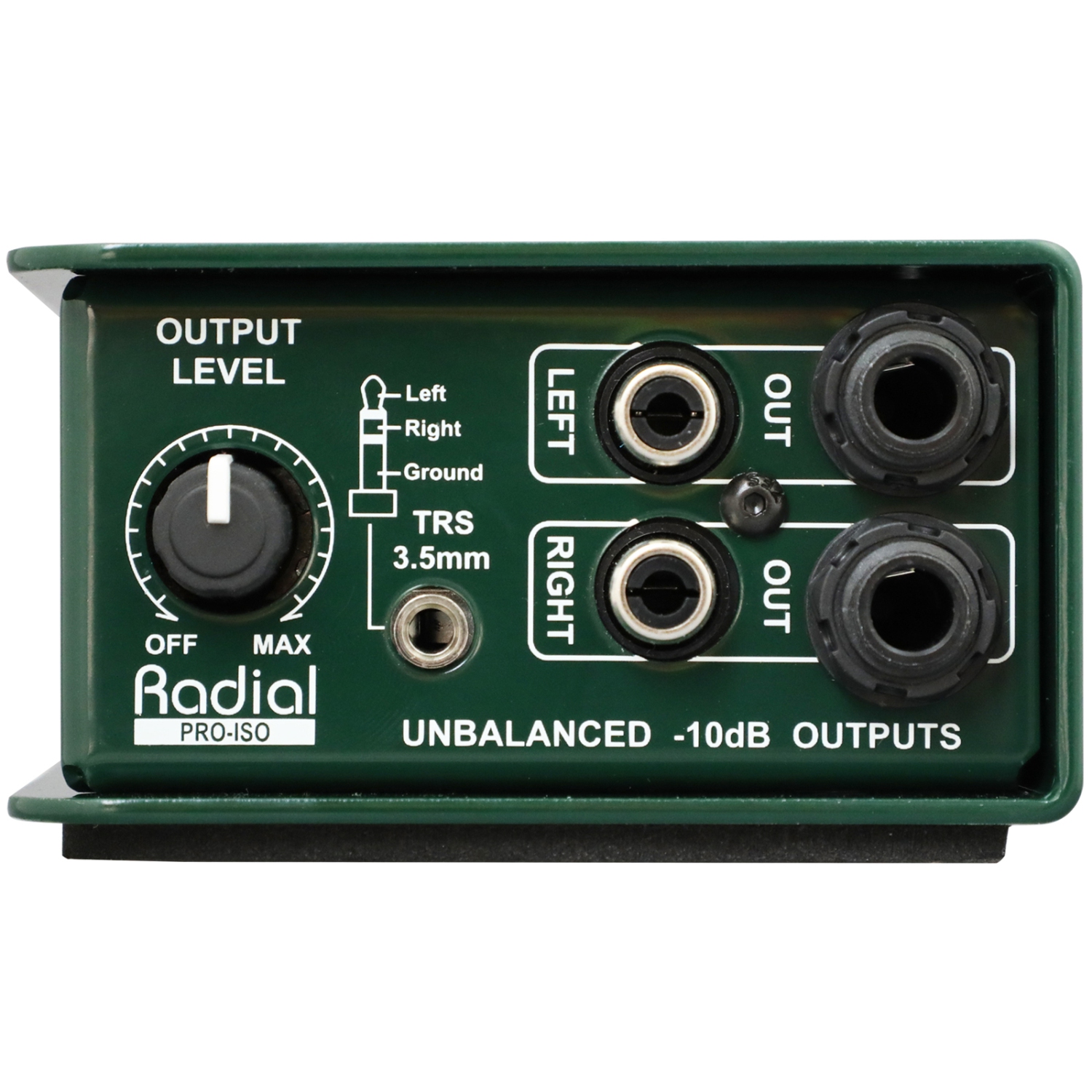 Convertisseurs Radial Pro-ISO stéréo +4&nbsp;dB à -10&nbsp;dB