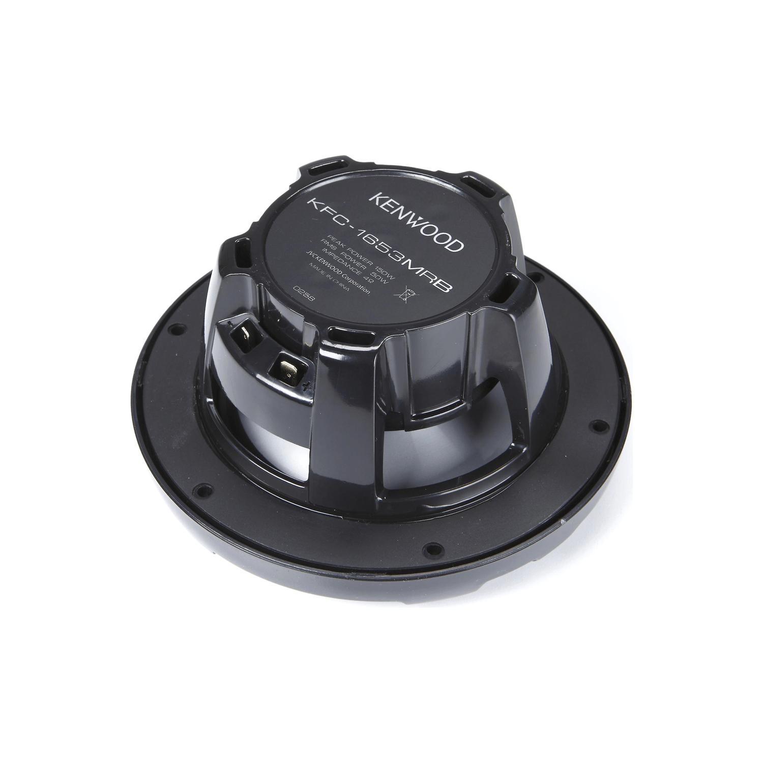 Kenwood KFC-1653MRB Haut-Parleurs Coaxiaux à 2 Voies Marine / MotorSport avec Woofers résistants à l'eau, Noir