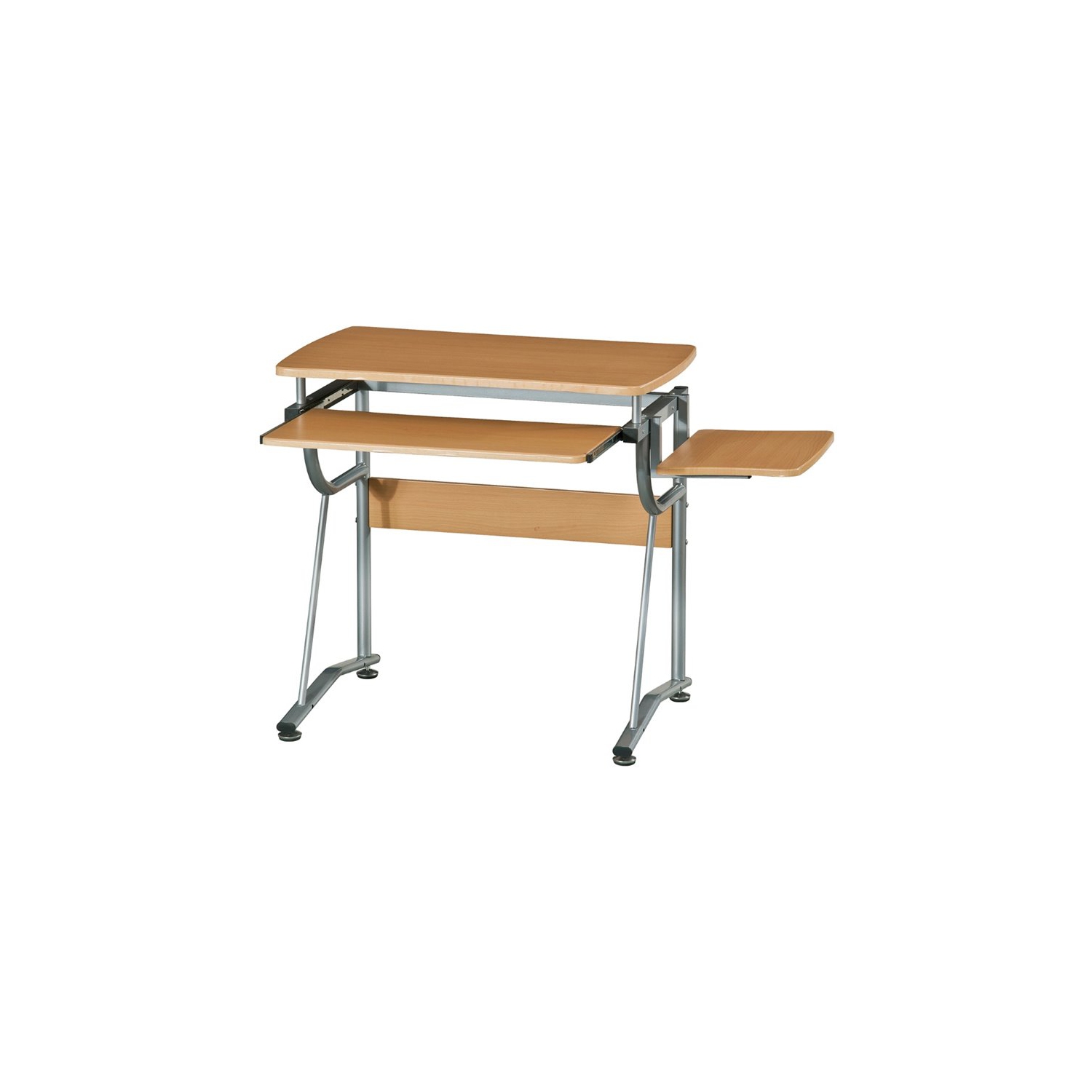 TECHNI MOBILI Cassandra Wood Comptuer Desk in Cherry