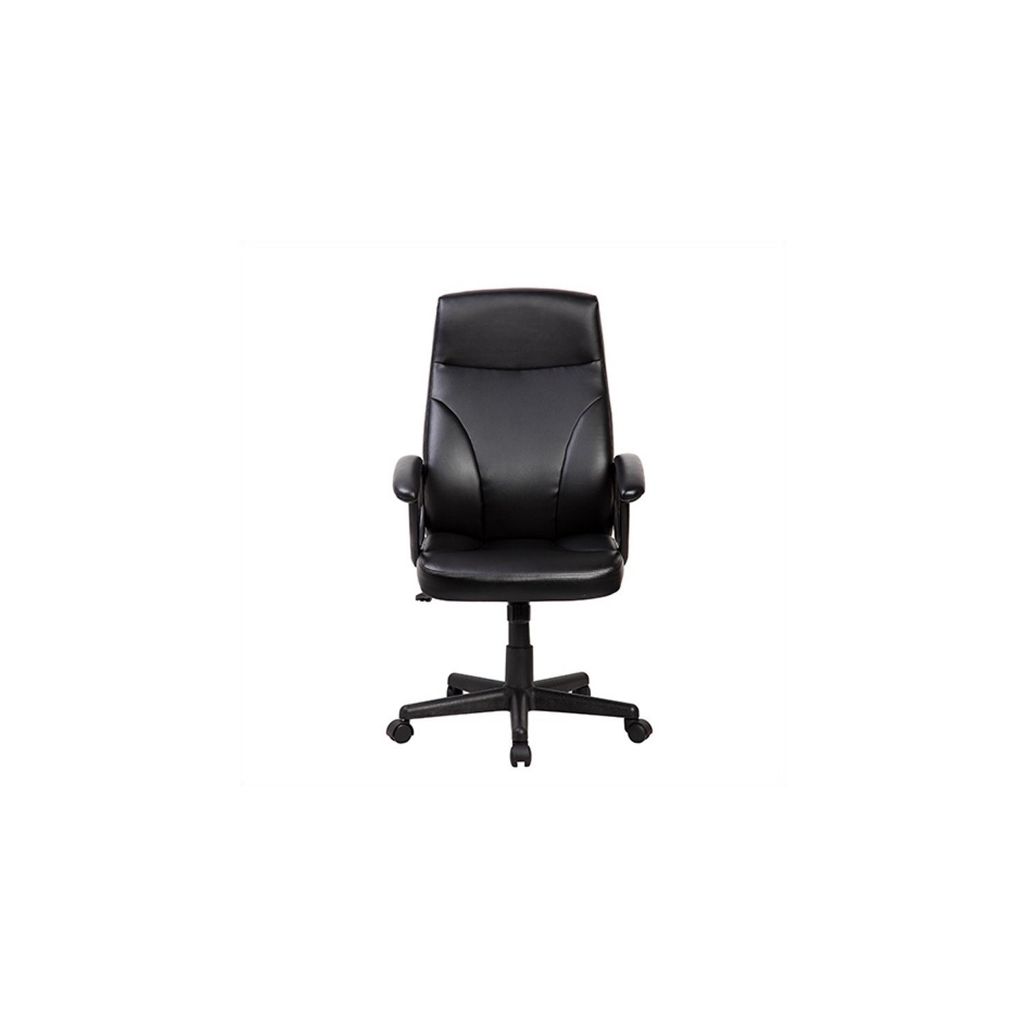 Techni Mobili Medium Back Manager Office Chair in Black