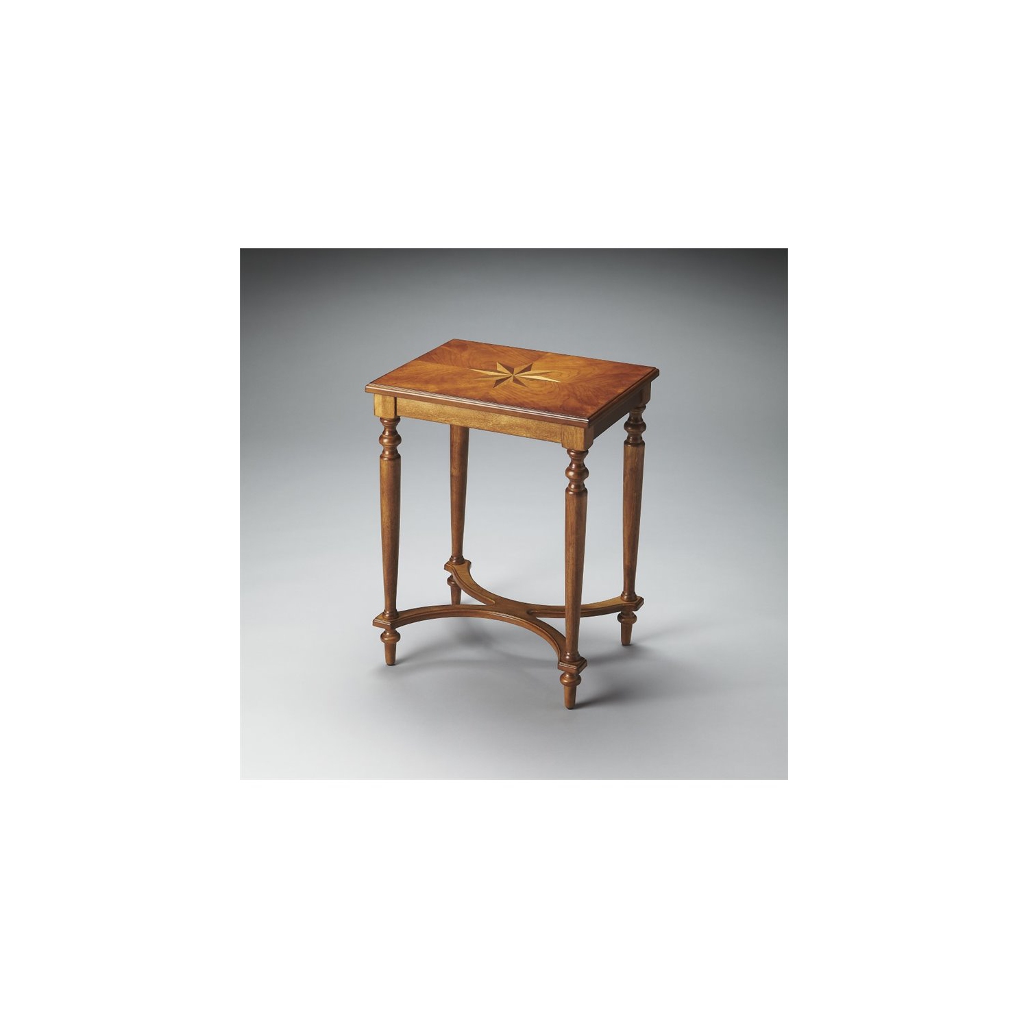 Accent Table Olive Ash Burl Light