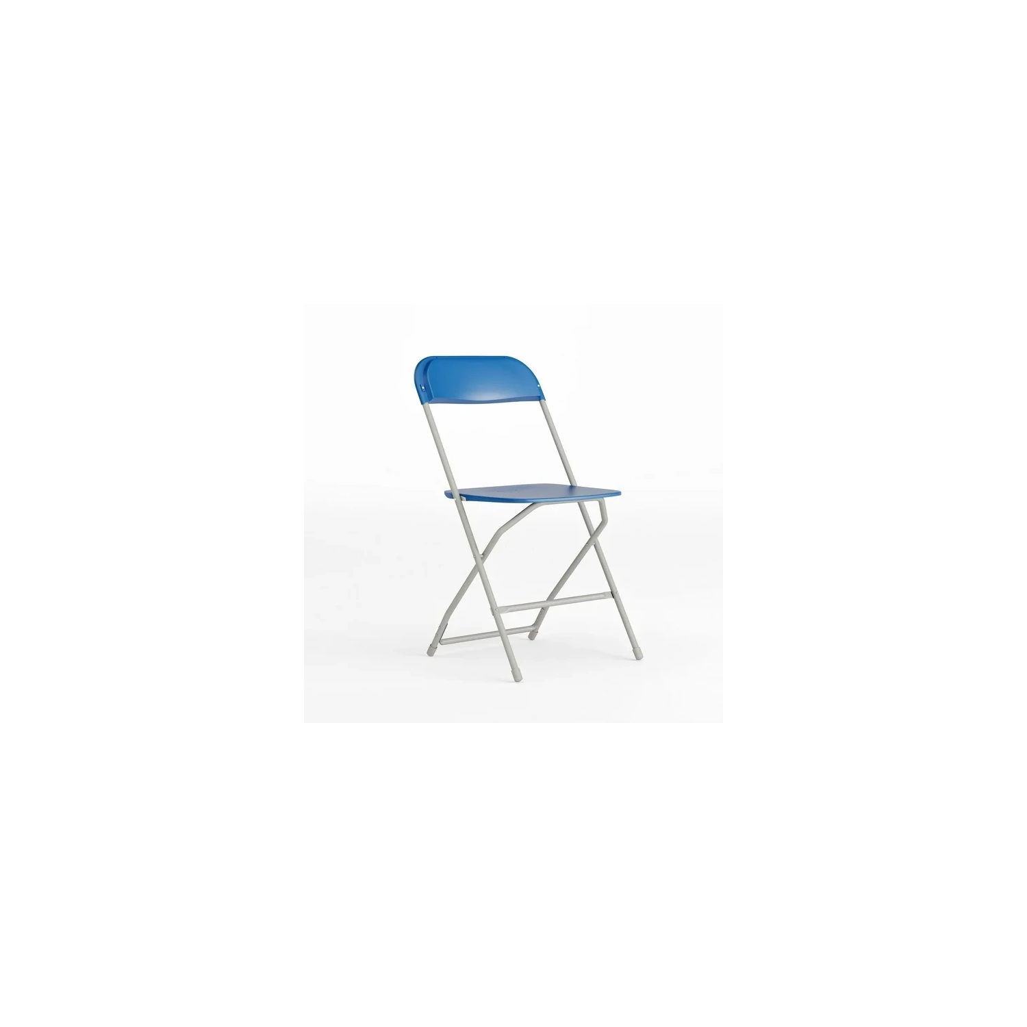 HERCULES Series 650 lb. Capacity Premium Blue Plastic Folding Chair