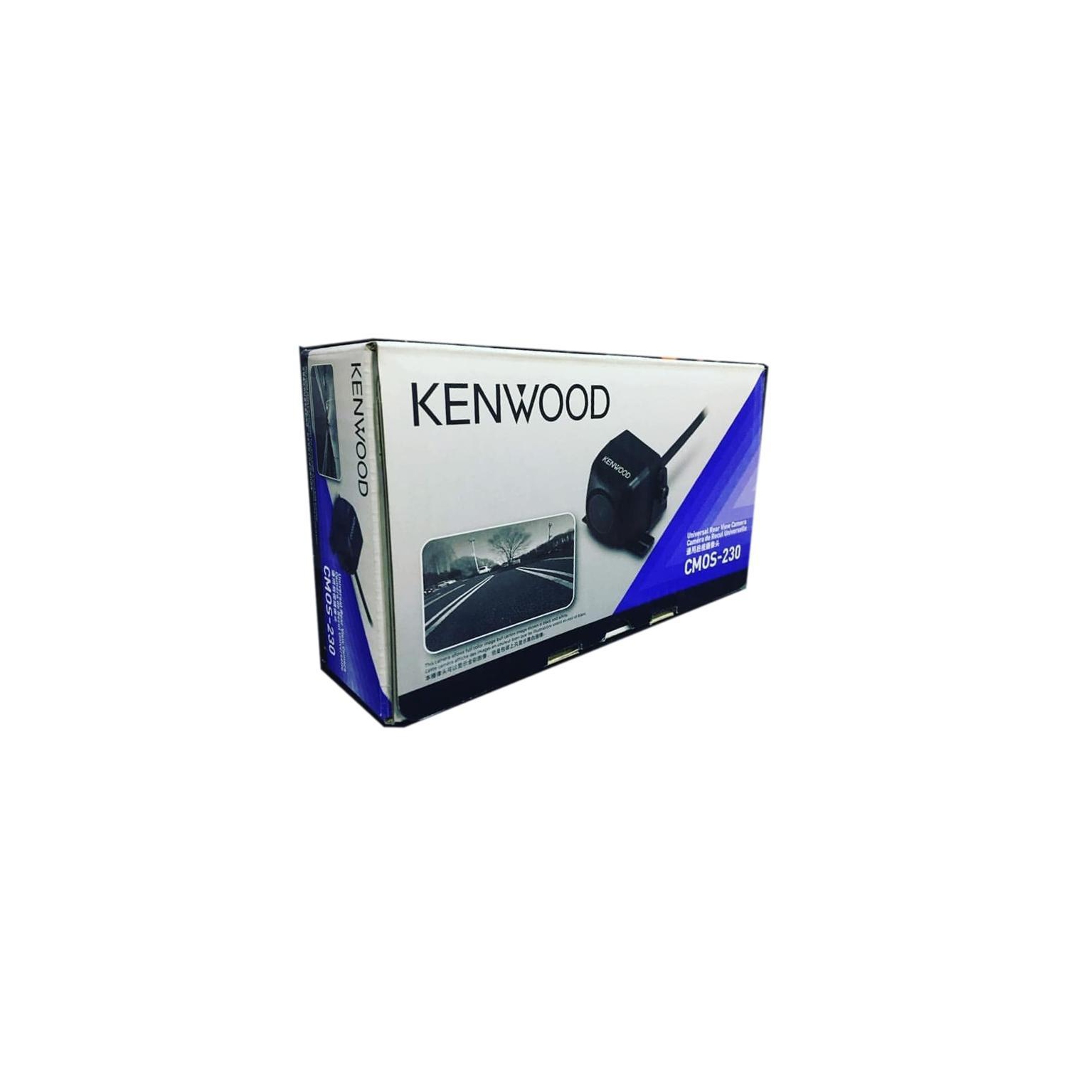 Kenwood CMOS-230 Caméra de Recul Universelle avec Rallonge de 24 ', Pour Voiture, Noir