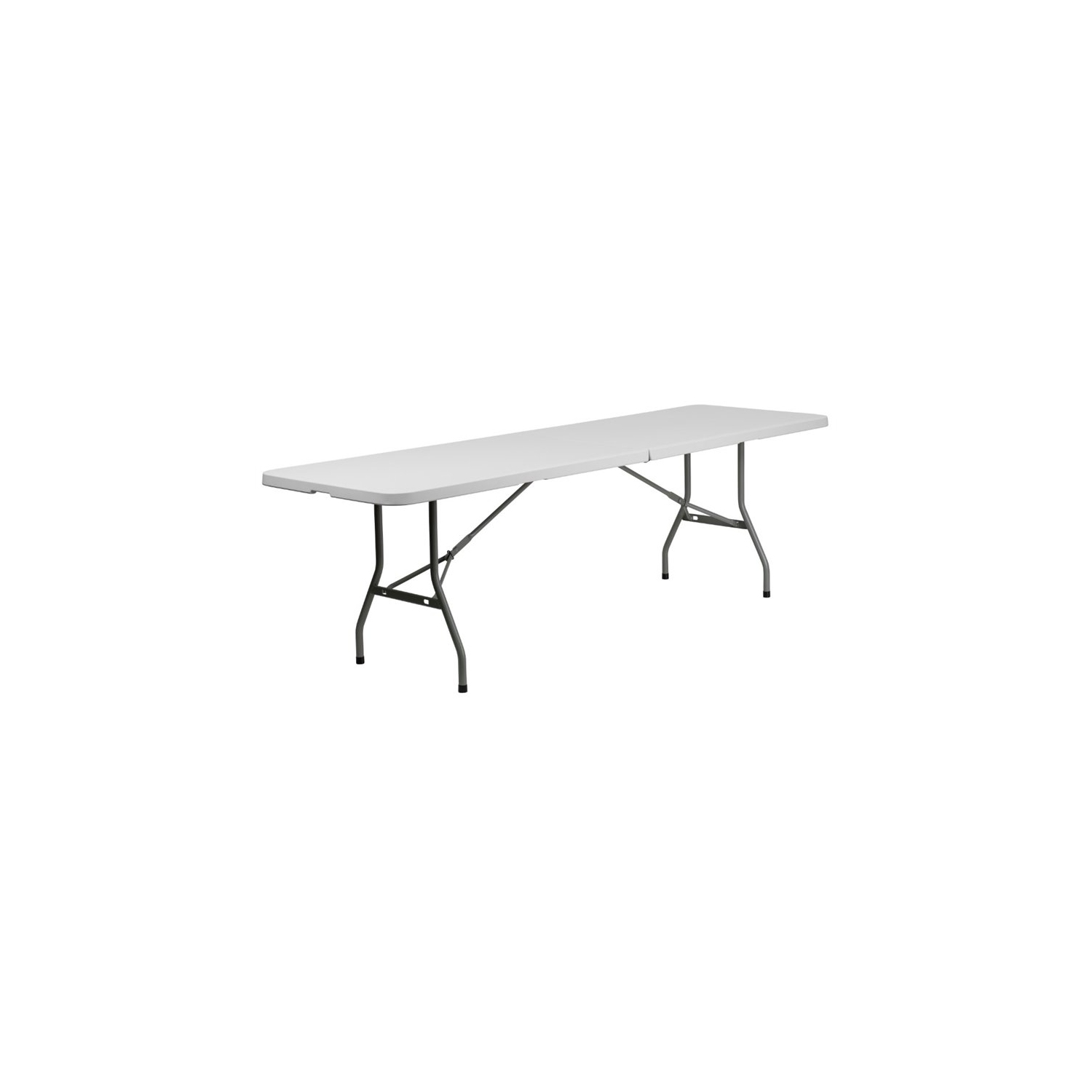 30''W x 96''L Plastic Bi-Folding Table