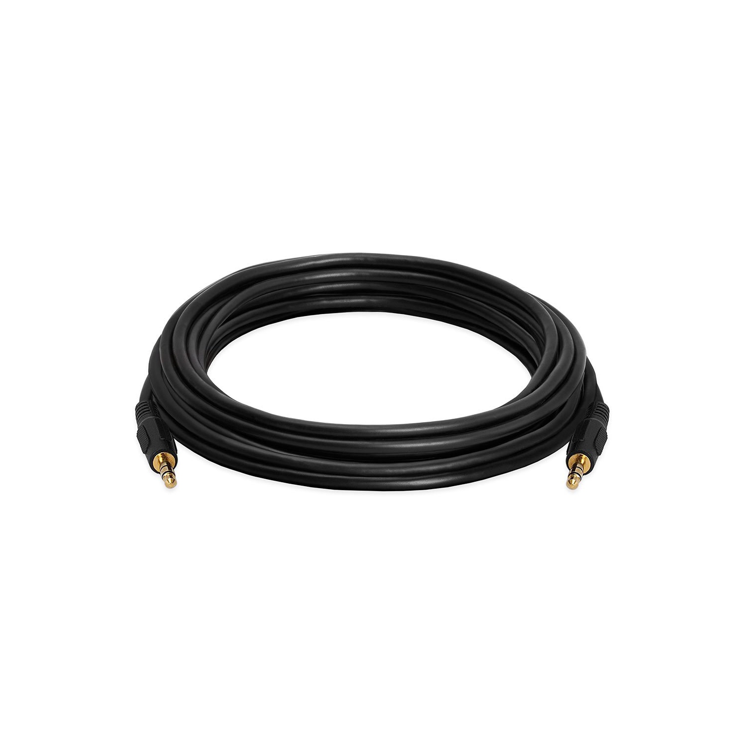 Câble de raccordement audio stéréo Cmple mâle à mâle 3,5 mm - 12 pieds