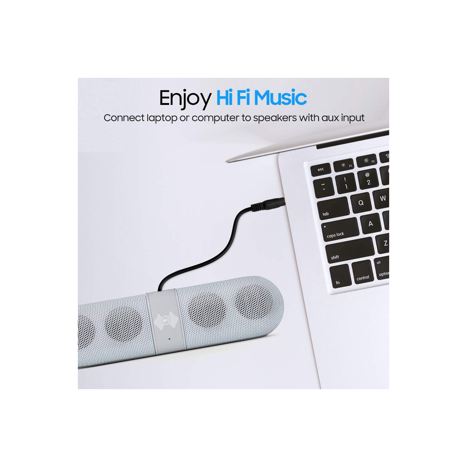 Câble de raccordement audio stéréo Cmple mâle à mâle 3,5 mm - 12 pieds