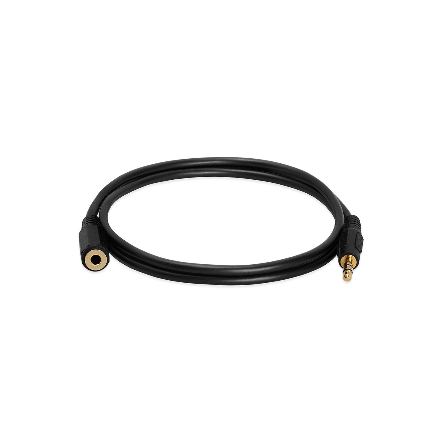 Câble de rallonge pour casque d'écoute audio stéréo 3,5 mm - 3 pi