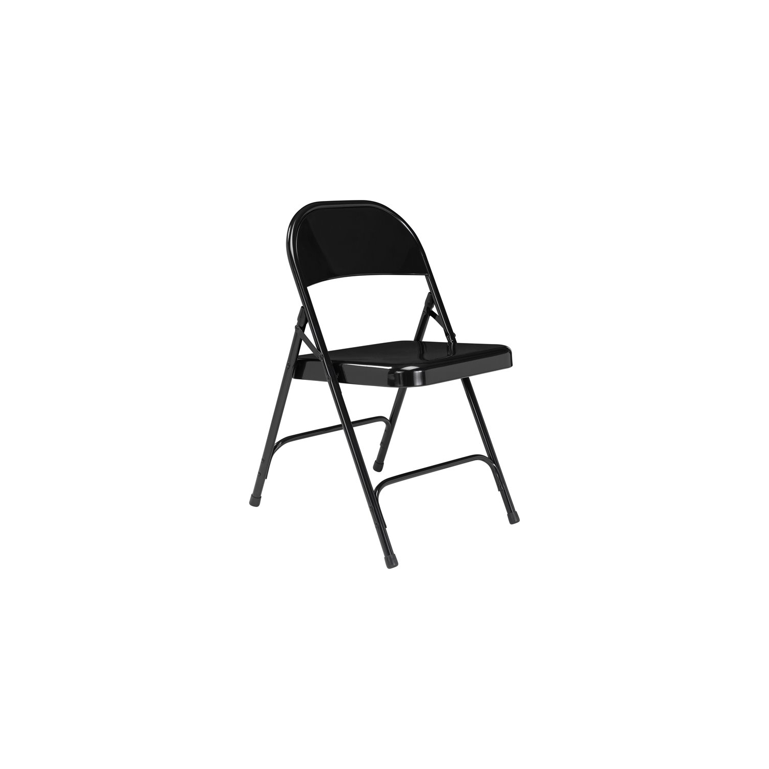Standard All-Steel Folding Chair Black - 4 Pack