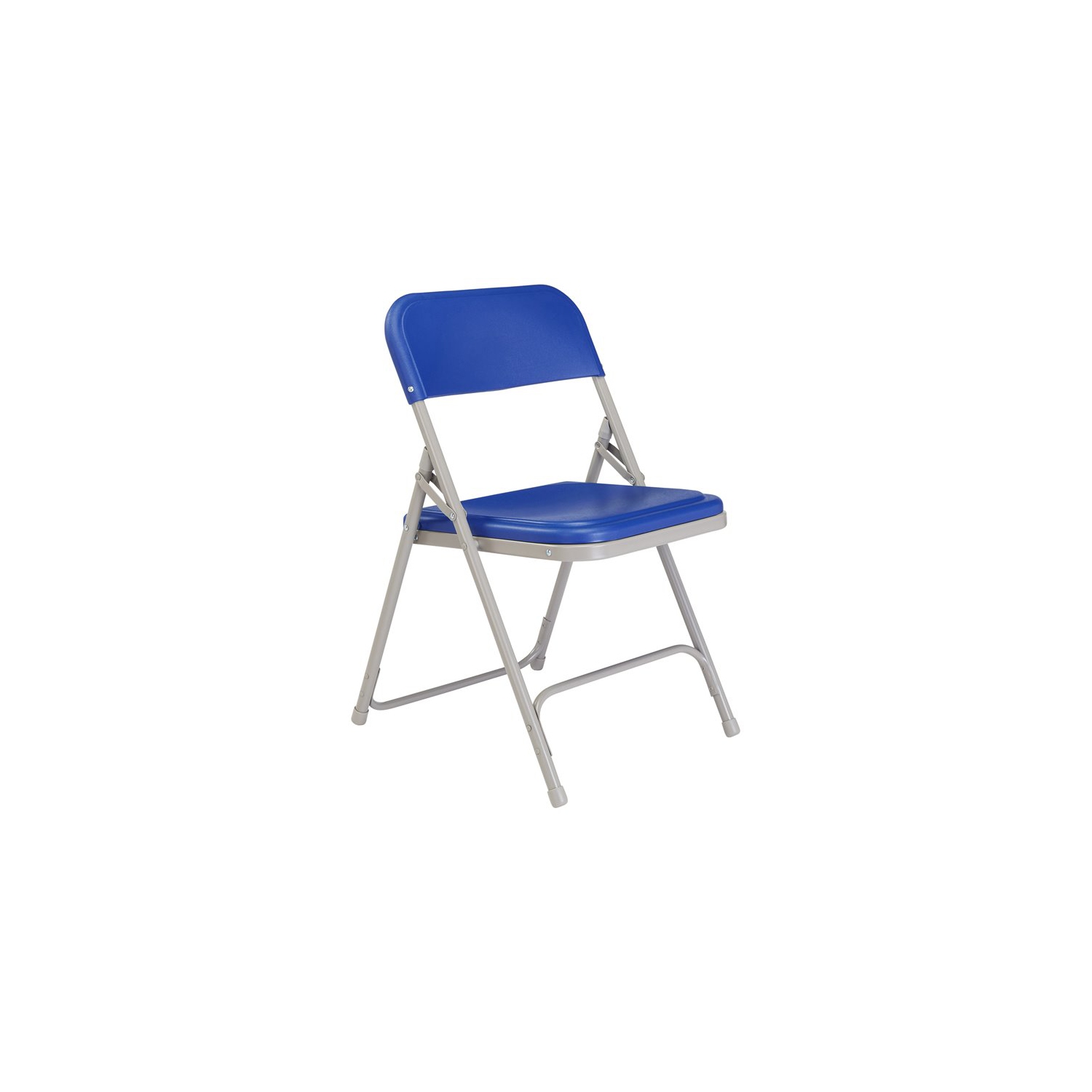 Premium Lightweight Plastic Folding Chair Blue - 4 Pack