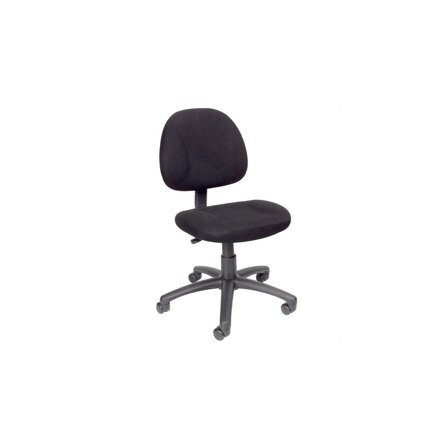 Boss Office Products – Chaise de bureau ergonomique ajustable en tissu DX, noir