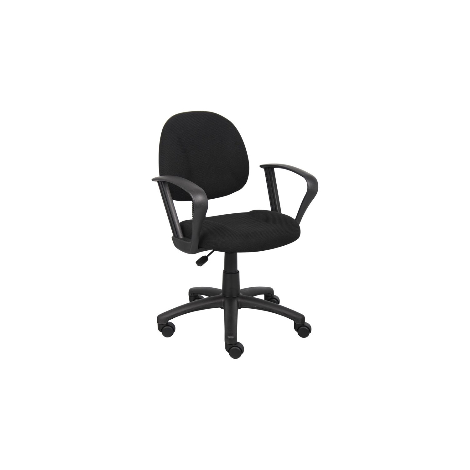 Boss Office Products Boss Black Deluxe Posture Chair W/ Loop Arms