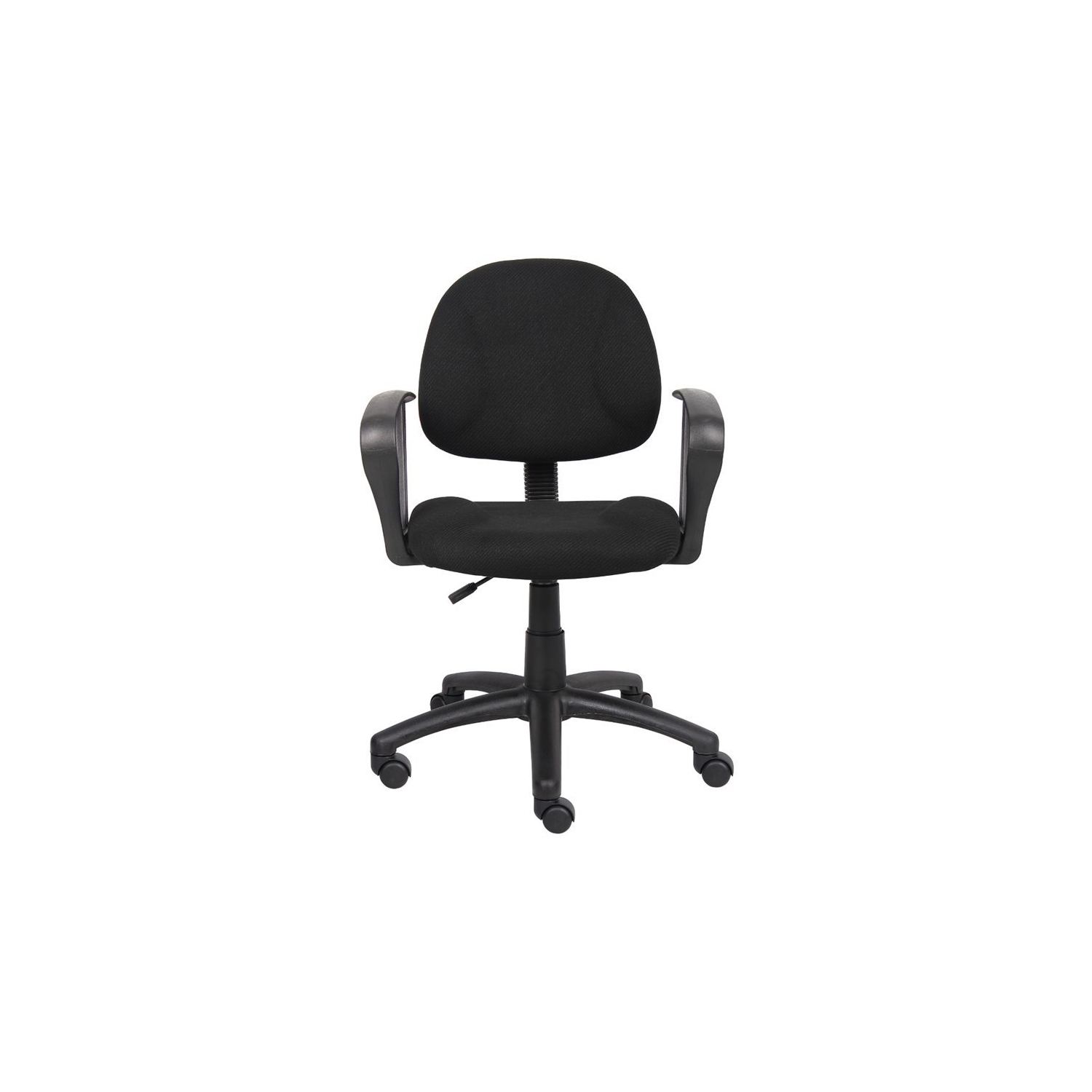 Boss Office Products Boss Black Deluxe Posture Chair W/ Loop Arms