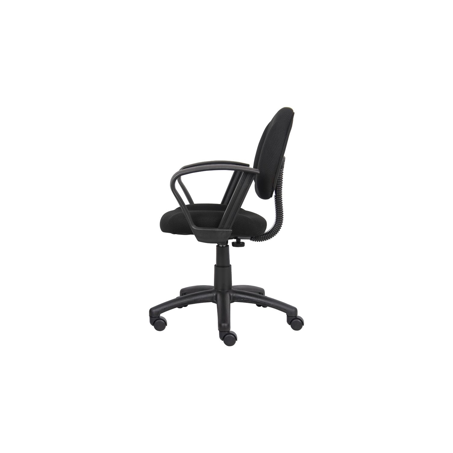 Boss Office Products Boss Black Deluxe Posture Chair W/ Loop Arms