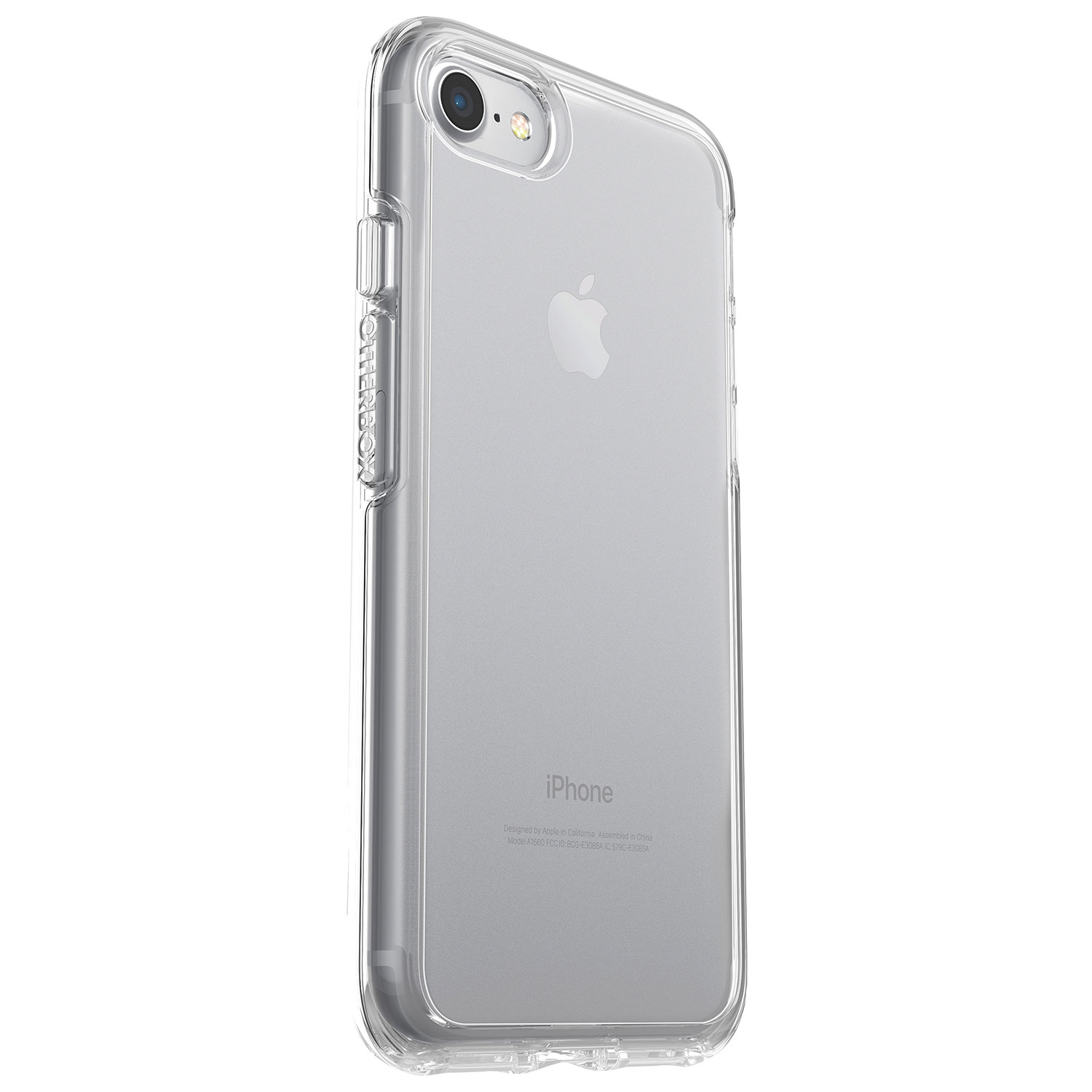 Étui rigide ajusté Symmetry d'OtterBox pour iPhone SE/8/7 - Transparent
