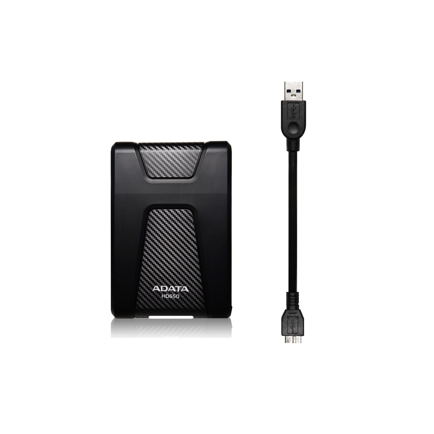 Disque dur externe portatif USB 3.0 2.5 po 1 To d’ADATA pour Mac - Noir