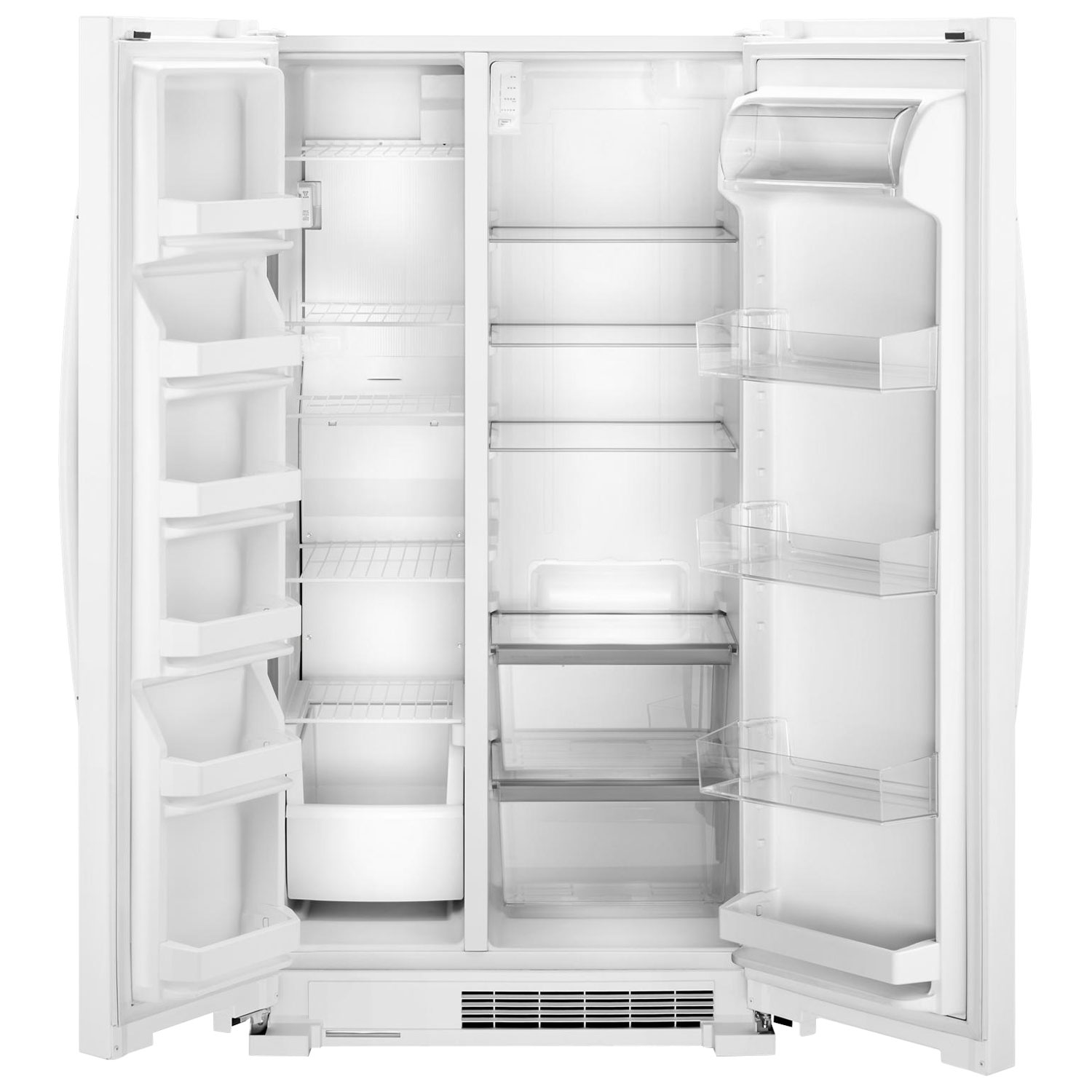 Réfrigérateur côte à côte avec éclairage DEL 24,9 pi³ 36 po de Whirlpool - Blanc
