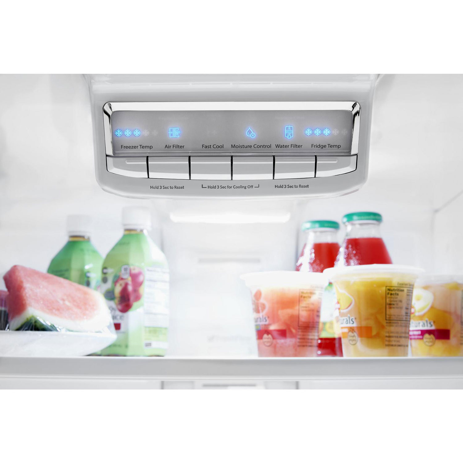 Whirlpool 30" 19.7 Cu Ft French Door Refrigerator w/ LED Lighting-Black Stainless Steel