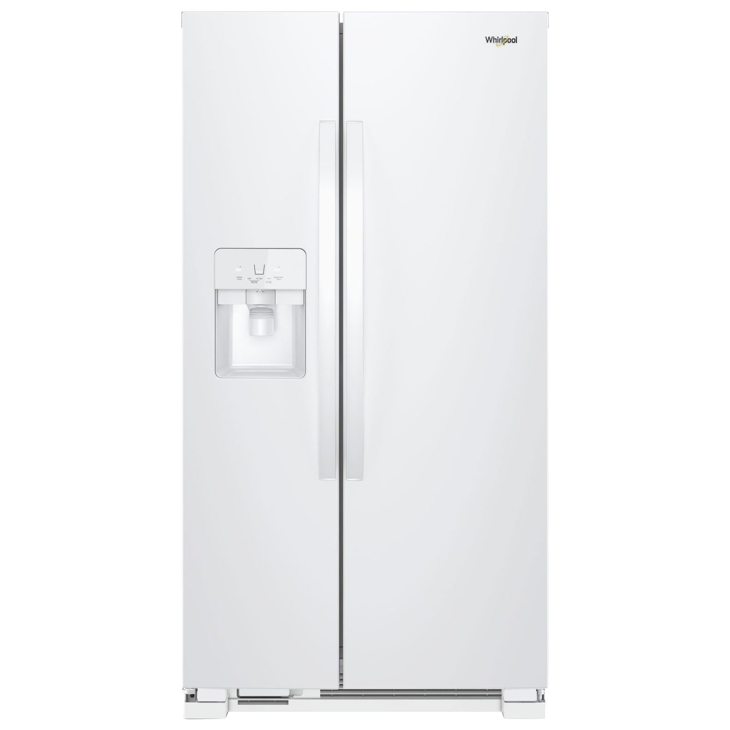 Whirlpool 36" 24.5 Cu. Ft. Side-By-Side Refrigerator w/ Ice Dispenser - White