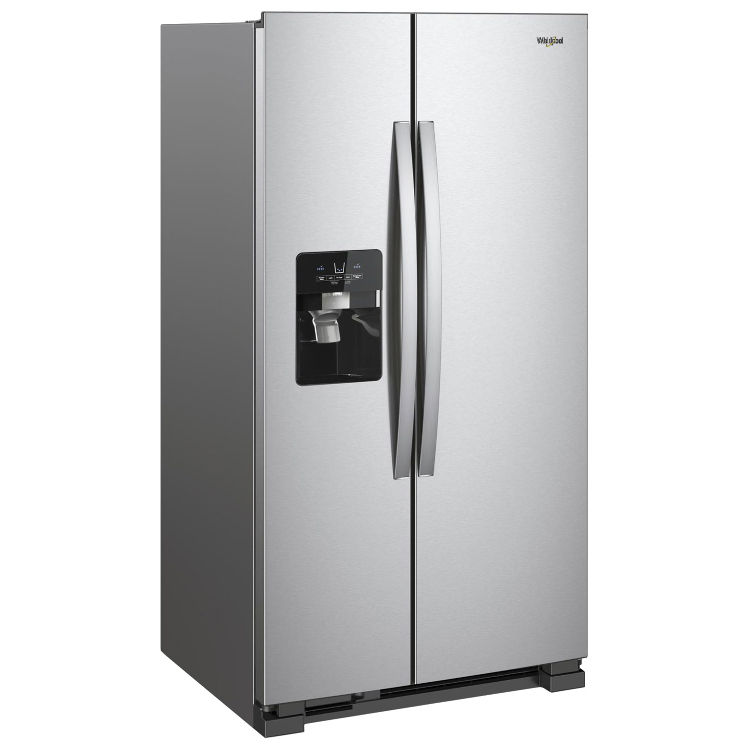 Whirlpool 36" 24.5 Cu. Ft. Side-By-Side Refrigerator w/ Ice Dispenser - Stainless