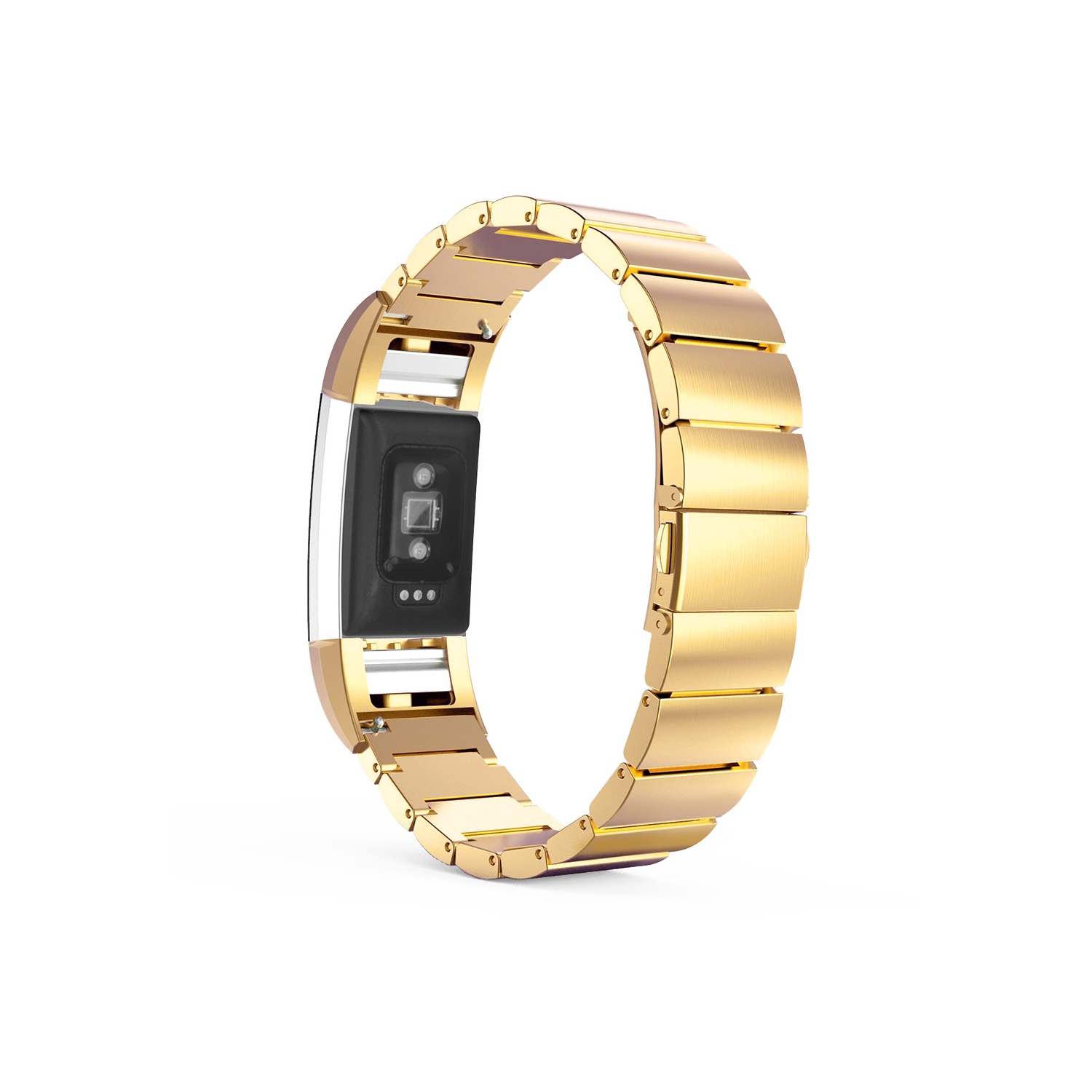 Fitbit Charge 2 Stainless Steel Metal Watch Strap - Yellow Gold