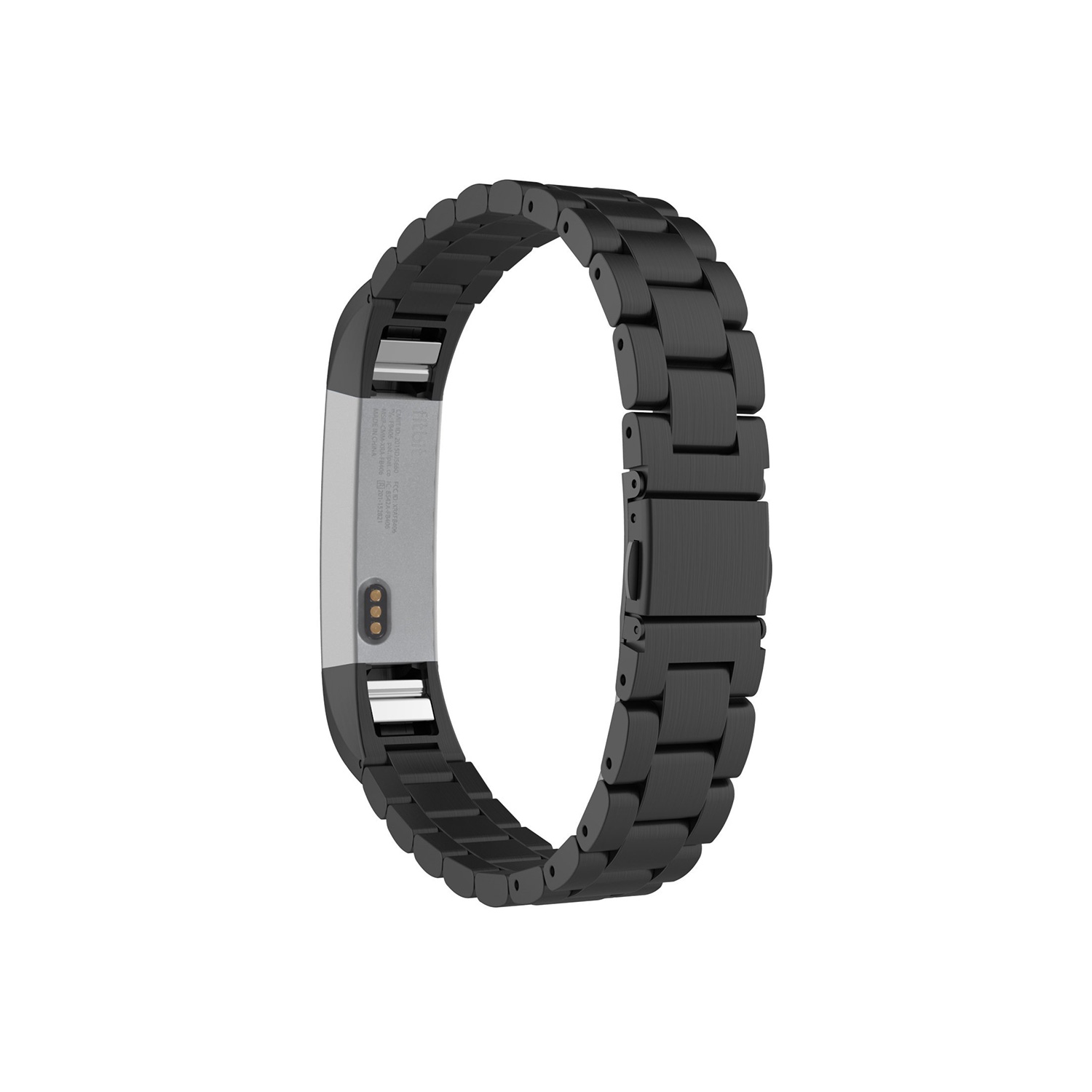 Fitbit Alta Stainless Steel Watch Strap with Spring Pin in Black