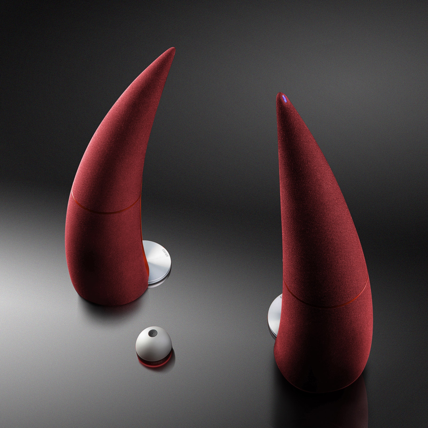 Edifier e30 Spinnaker Bluetooth Speakers with Subwoofer Output - Burgundy