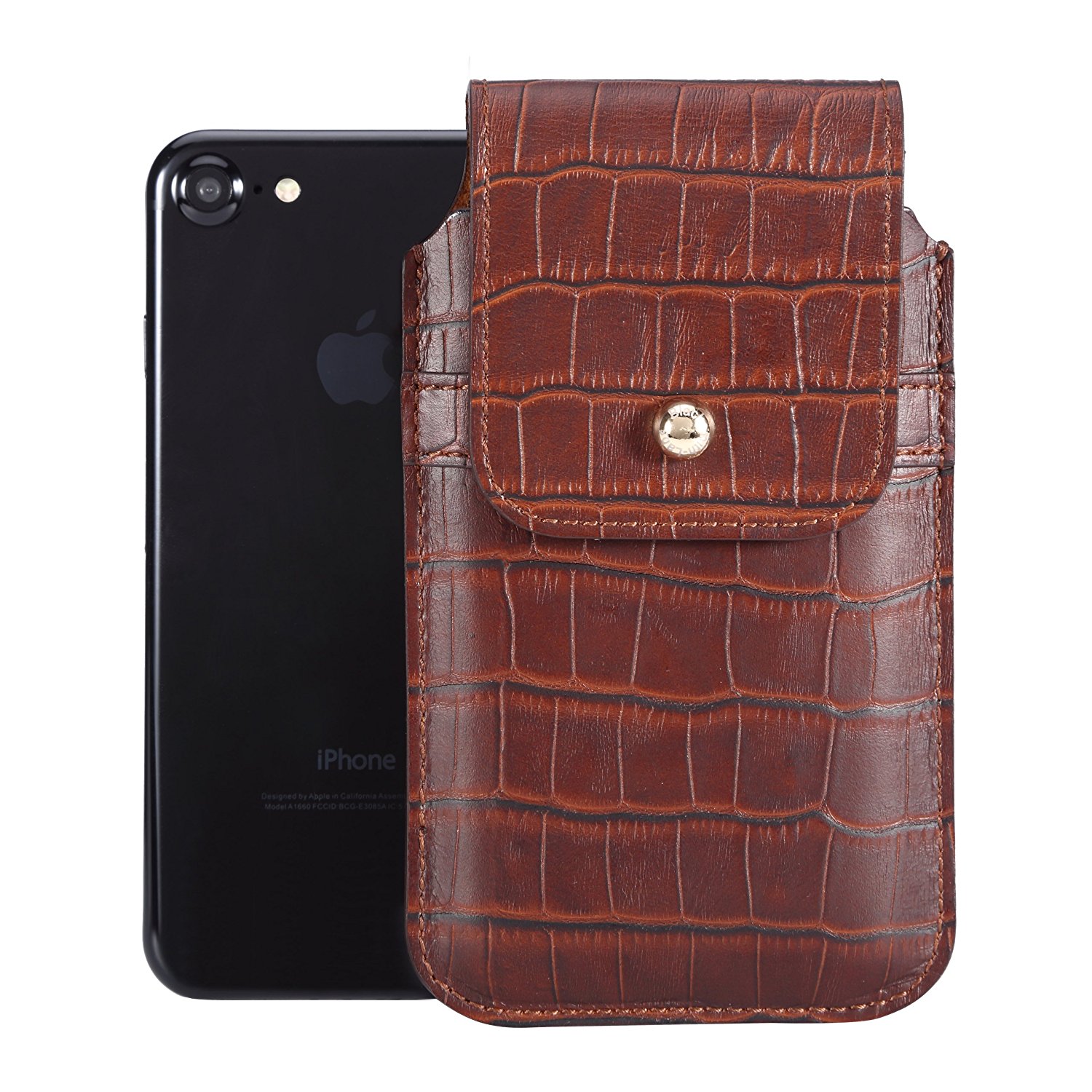 Blacksmith-Labs Holster Case for iPhone 6; iPhone 6s, iPhone 7 - Brown