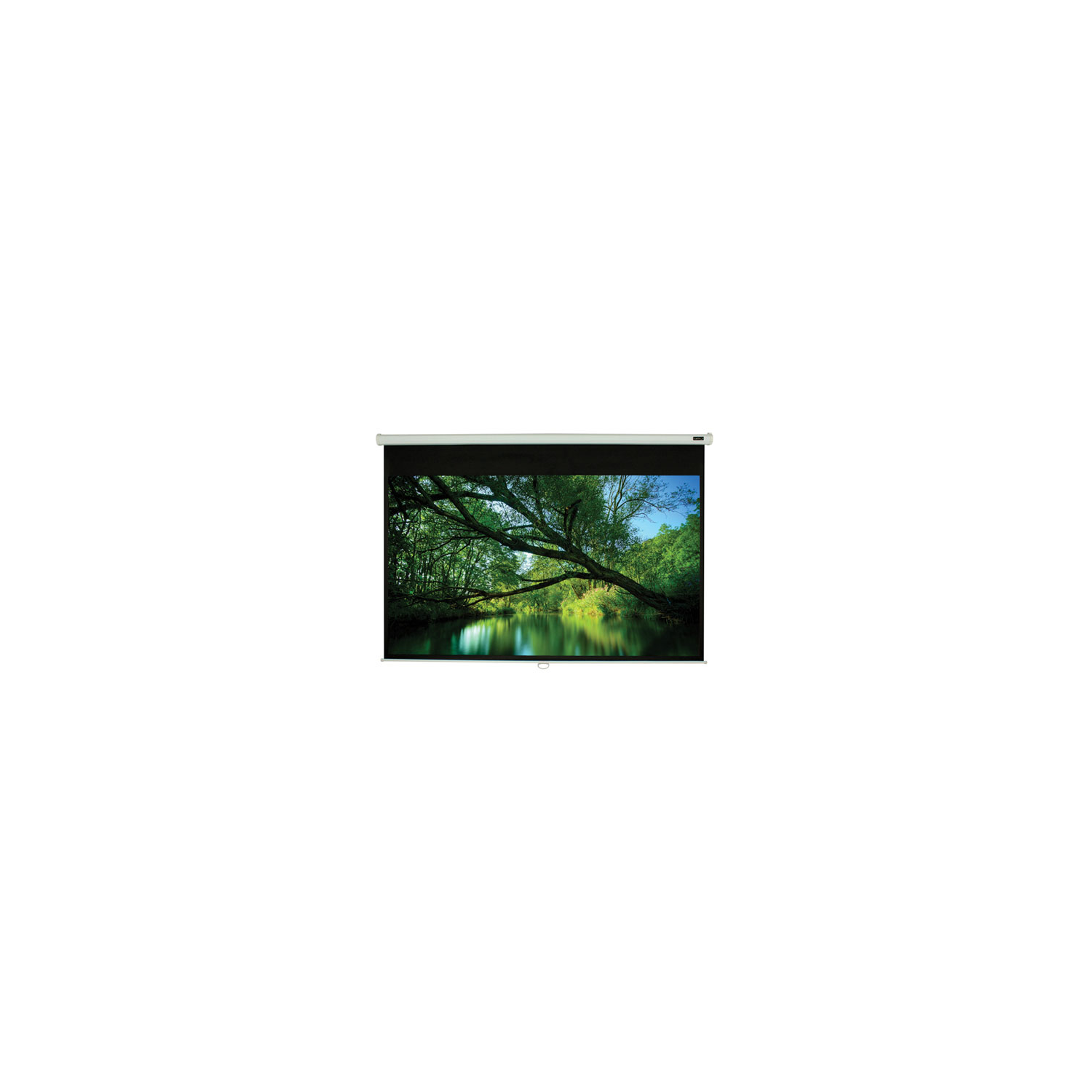 EluneVision 96" x 96” 1:1 Triton Manual Pull-Down Projector Screen