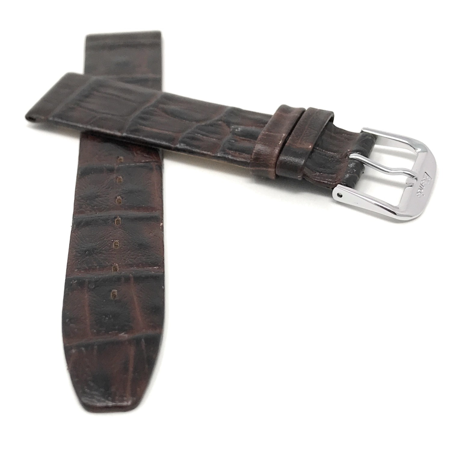 10mm Brown Womens' Genuine Leather Watch Band Strap, Classic Style, Semi-Gloss Finish, Also Comes in Black and Tan