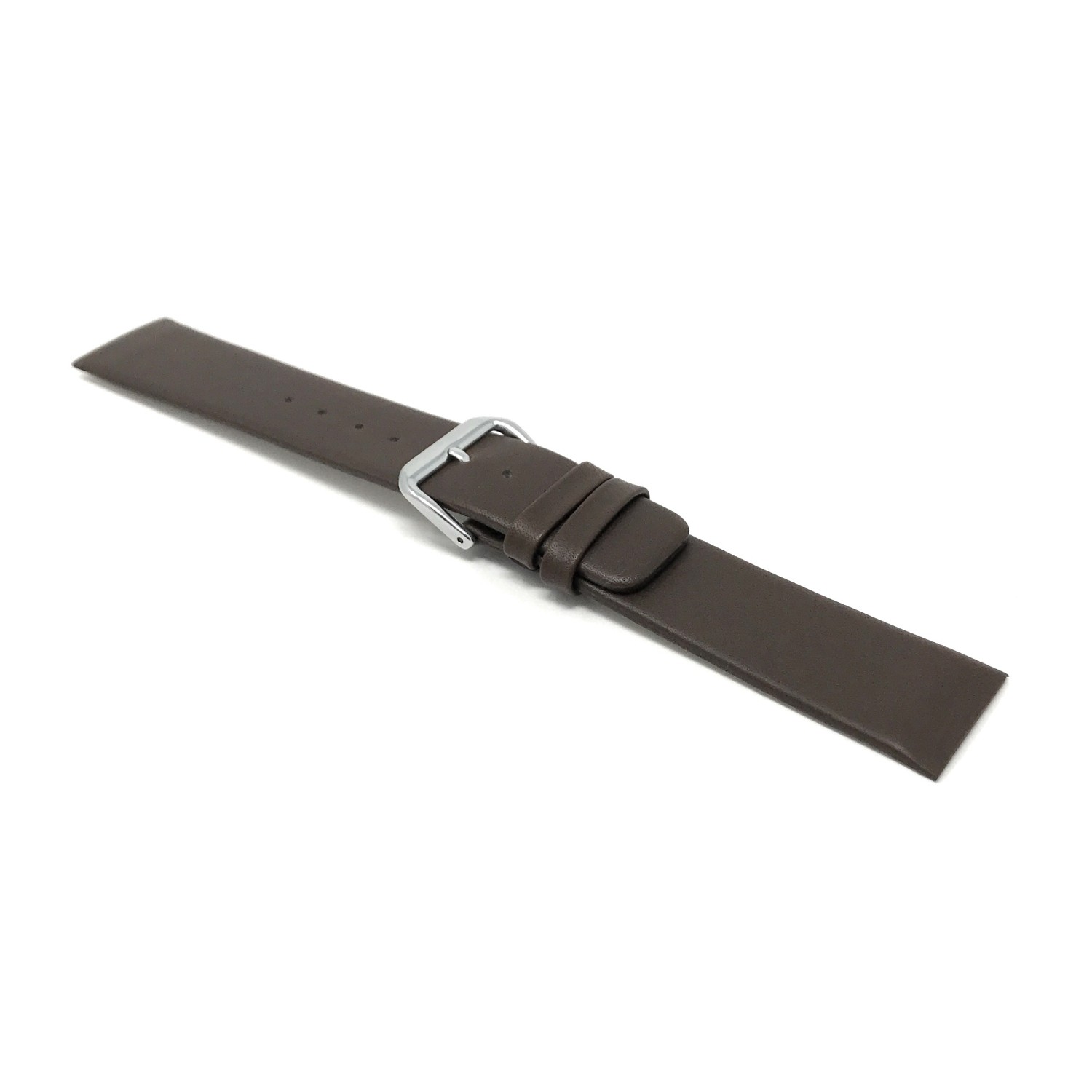 18mm Brown Genuine Leather Replacement Watch Strap for Skagen