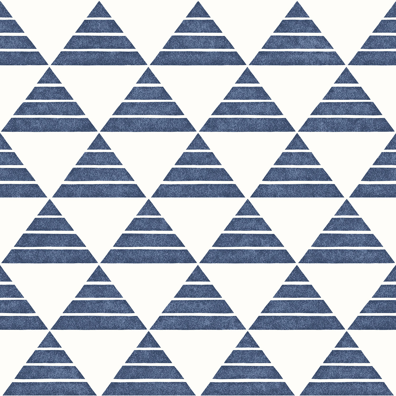 Papier peint Geometrie Summit Triangle d'A-Street Prints - Bleu