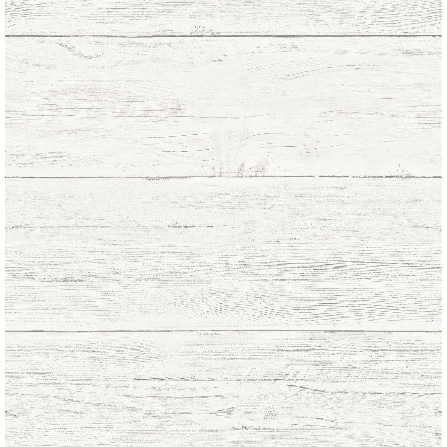 A-Street Prints Reclaimed Washed Boards Wallpaper - Cream White