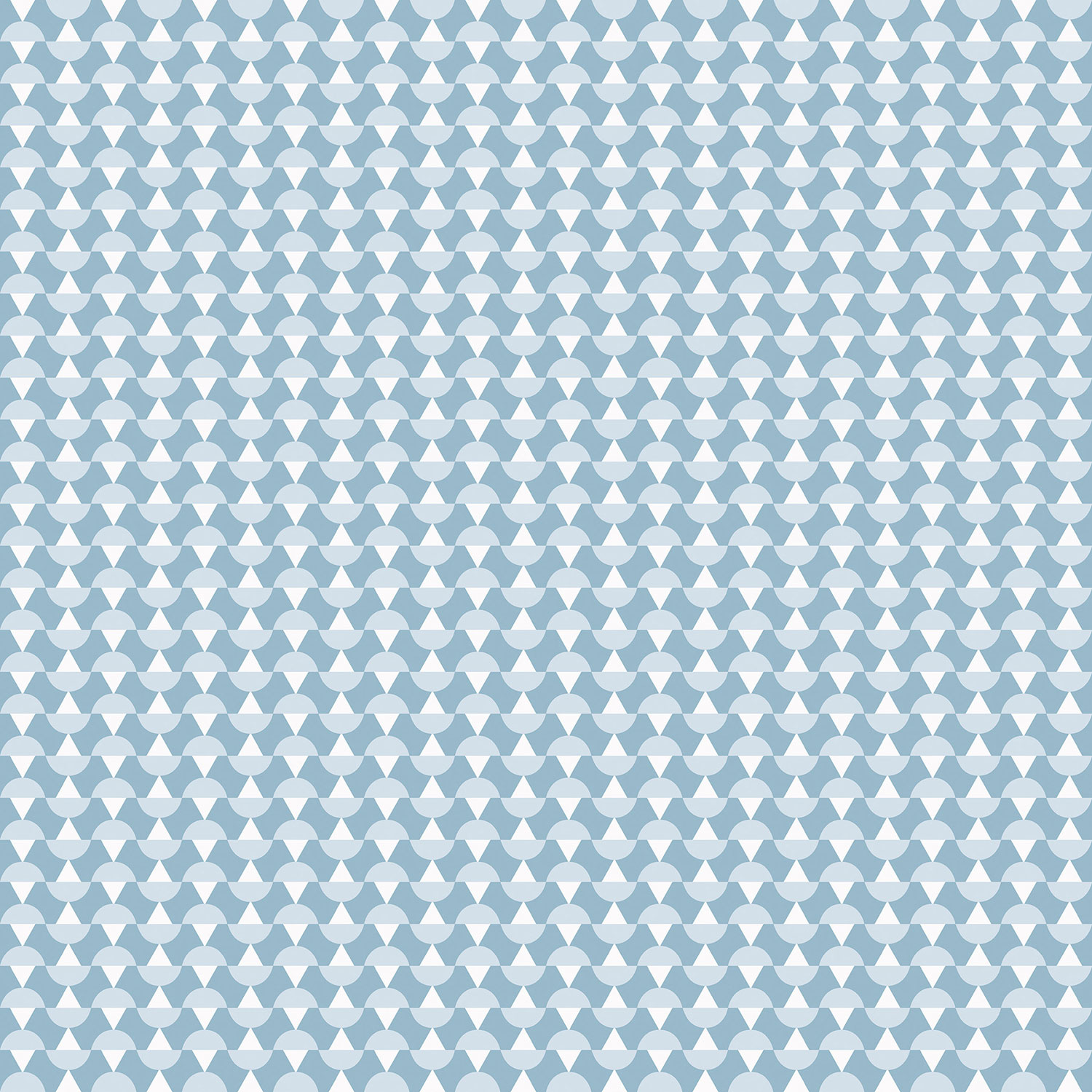 Wall Vision Scandinavian Designers II Arne Geometric Wallpaper - Blue