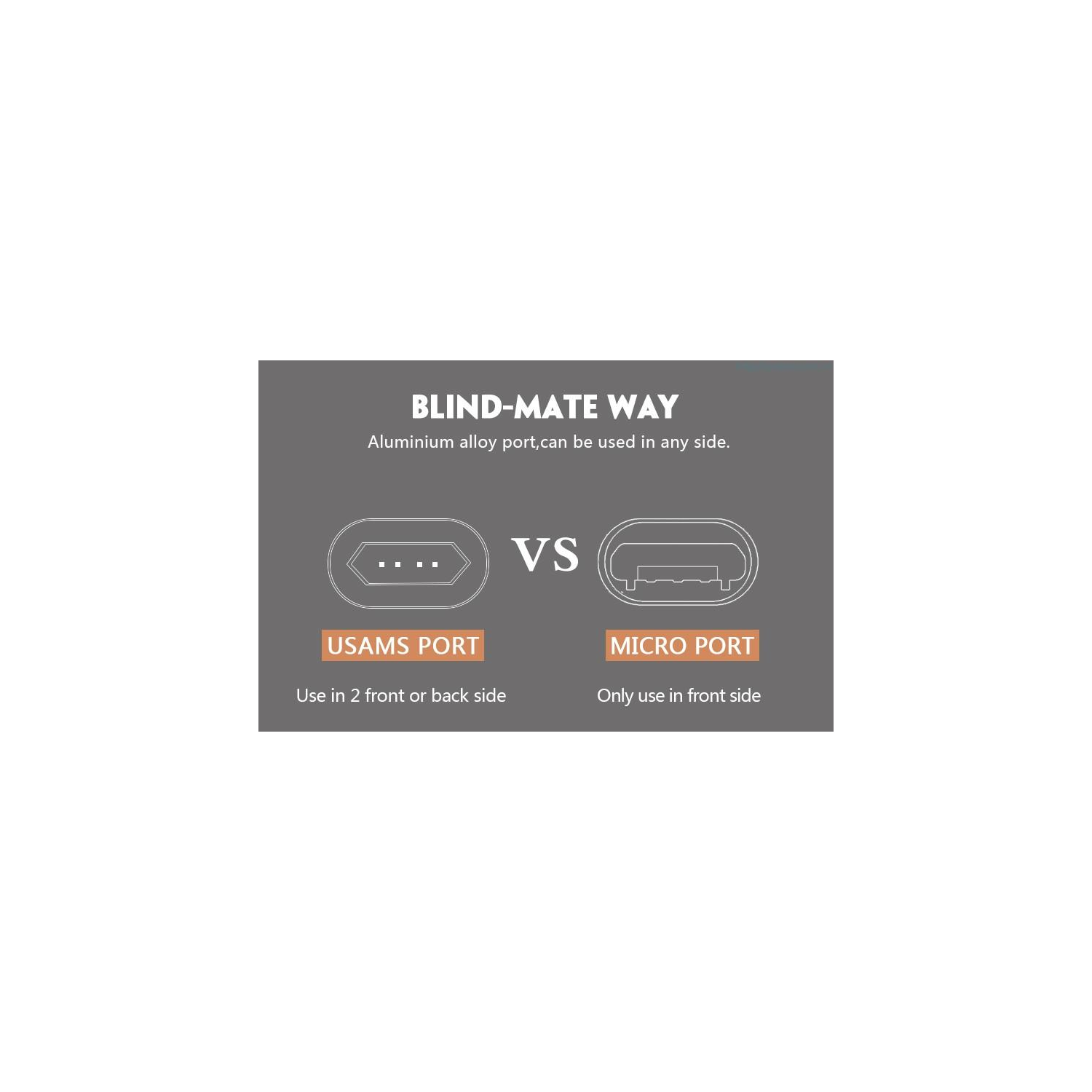 USAMS U-Knit Series Micro Reversible Cable Rose Colour