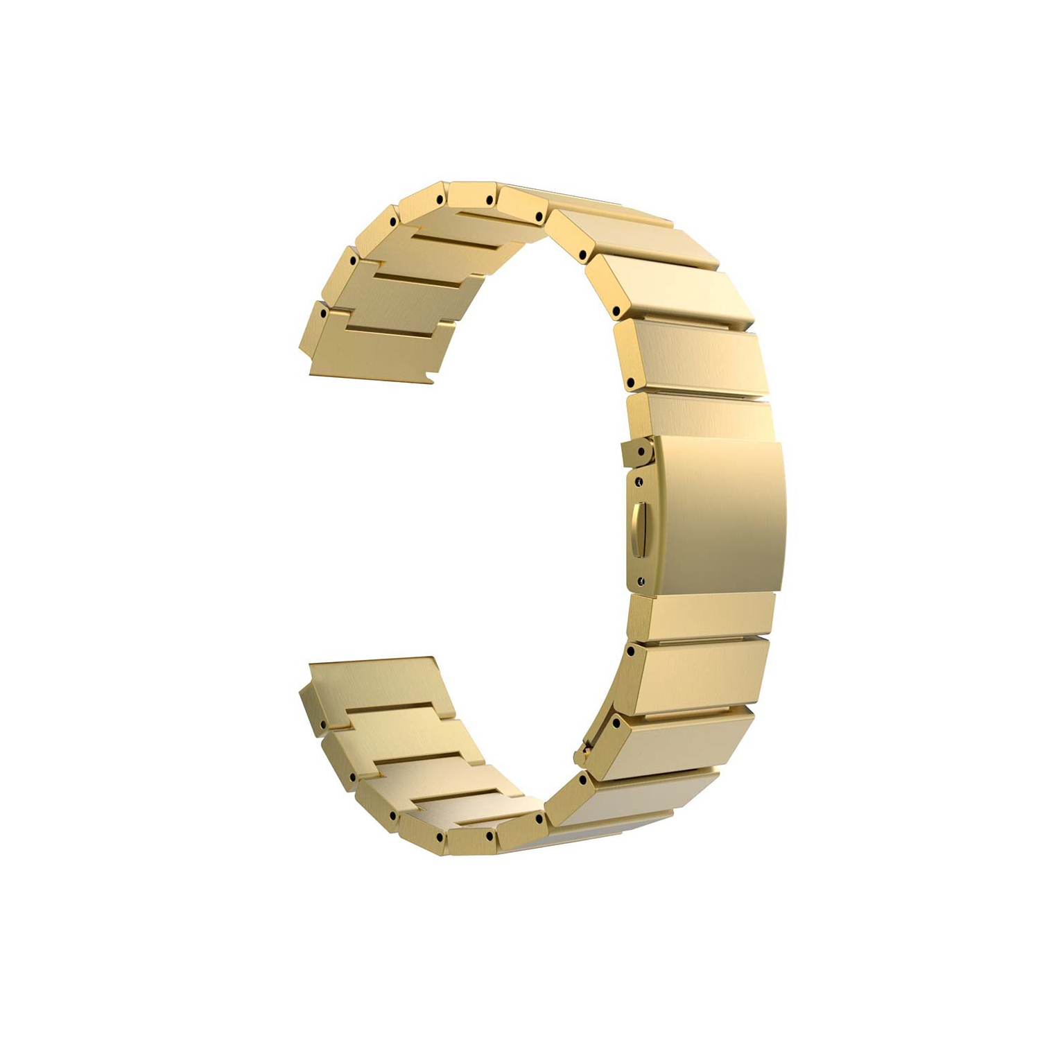 Fitbit Blaze Stainless Steel Wristwatch Strap in Yellow Gold