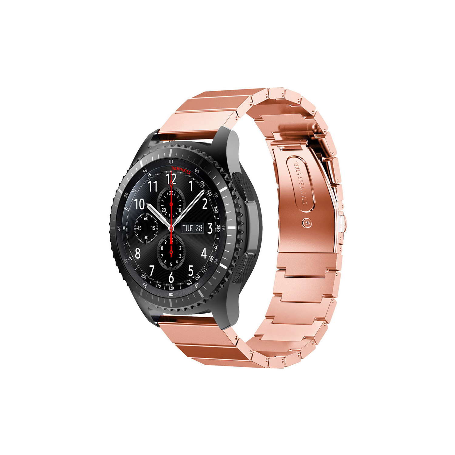 Stainless Steel Strap For Samsung Gear S3 Classic/Frontier in Rose Gold