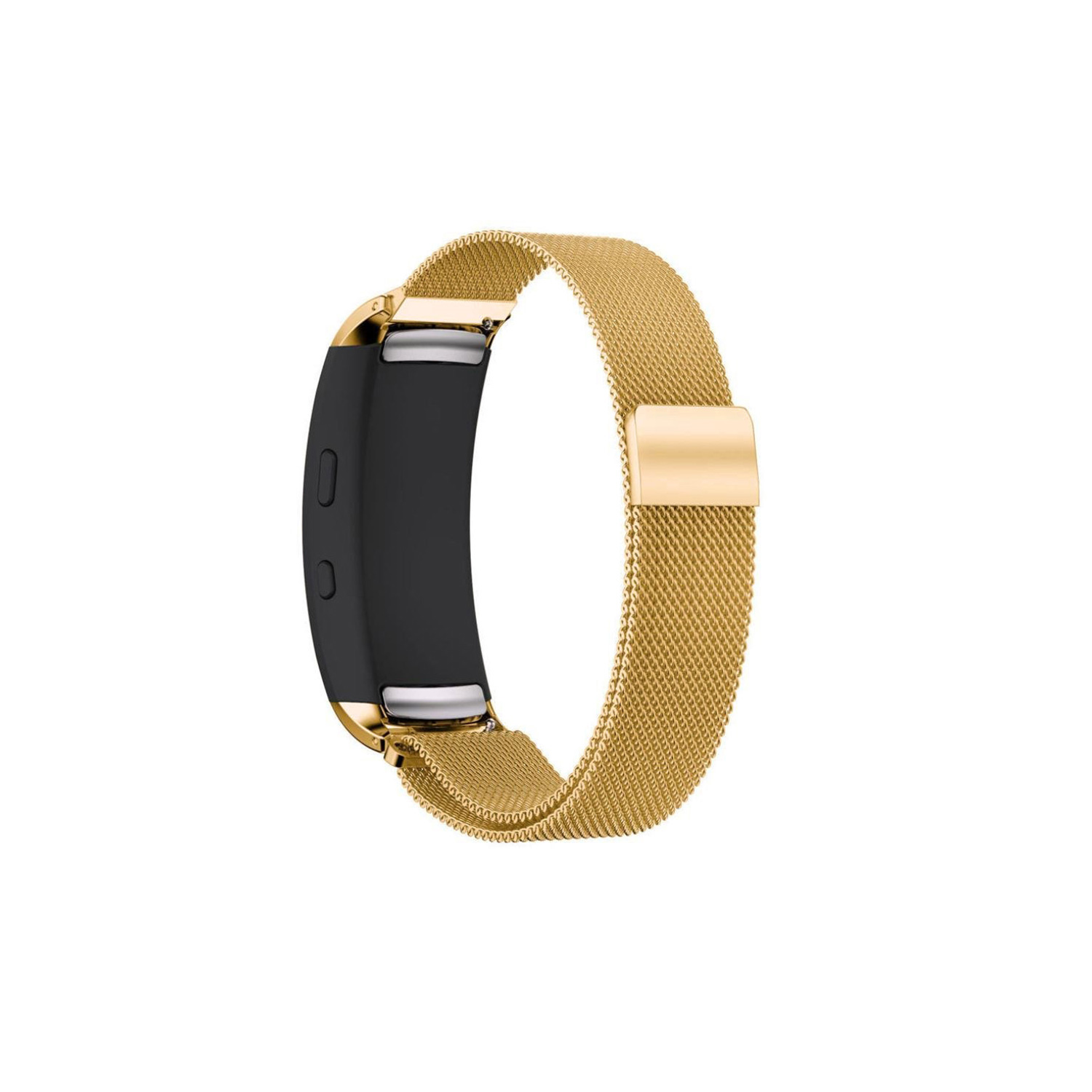 Stainless Steel Milanese Mesh for Samsung Gear Fit2 in Yellow Gold