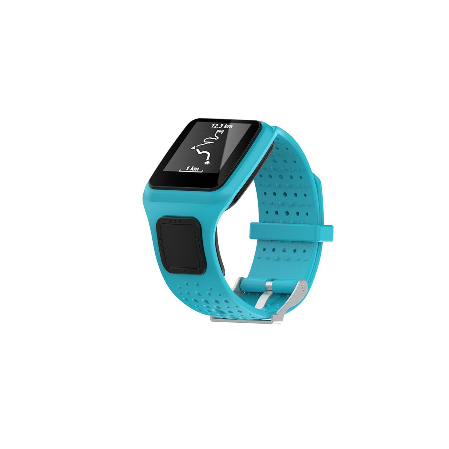 Silicone Strap For TomTom Runner in Light Blue