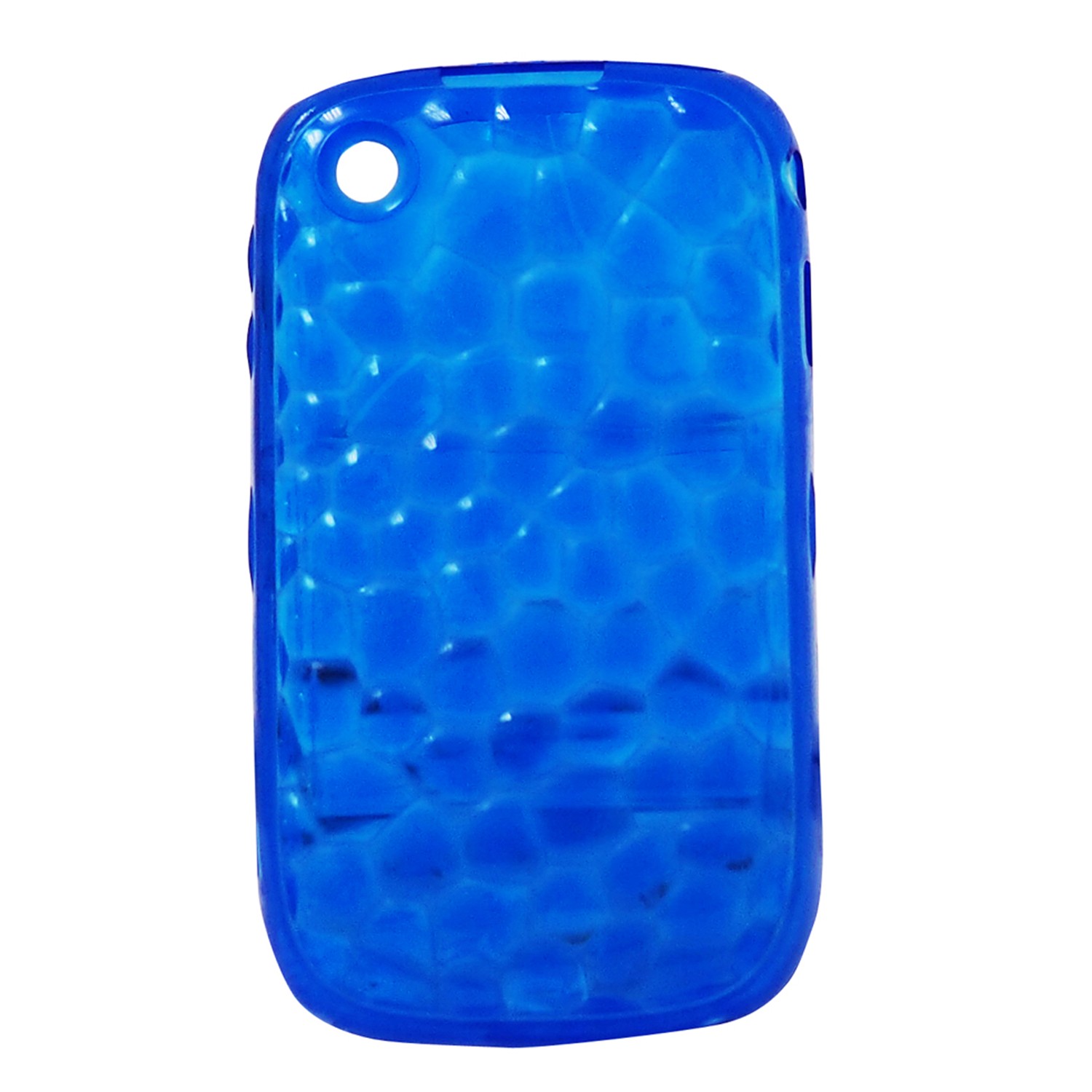 Exian Blackberry Curve 8520/8530/9300 Silicone Case Transparent Water Bubble Blue