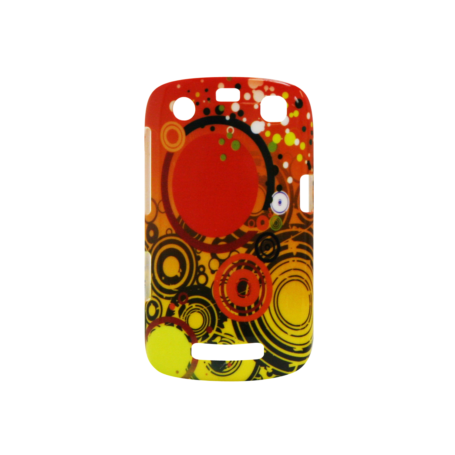 Exian Blackberry Curve 9360 Hard Plastic Case Exian Design Multi Color Orange