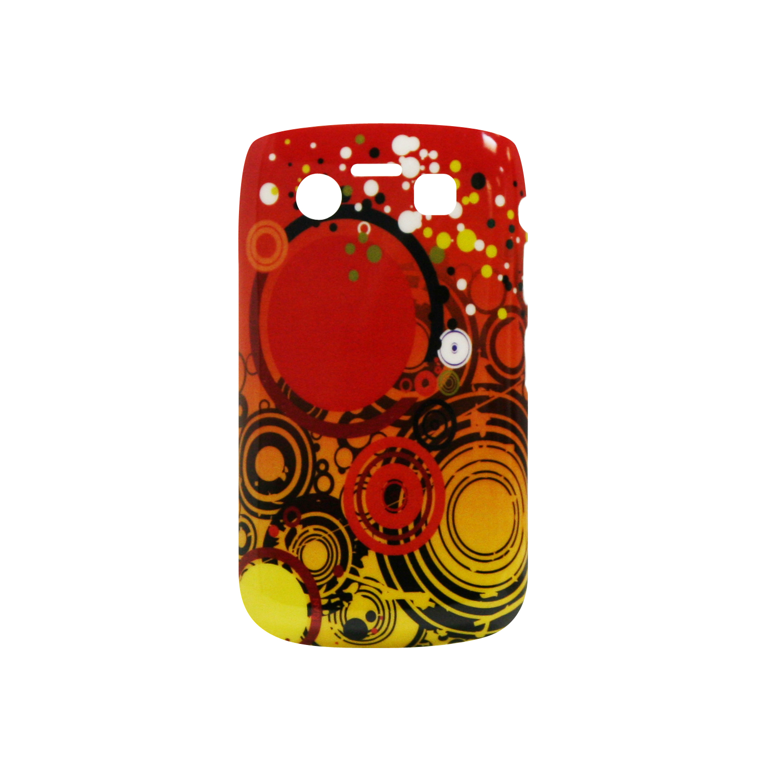 Exian Fitted Hard Shell Case for Blackberry Bold 9700 - Orange
