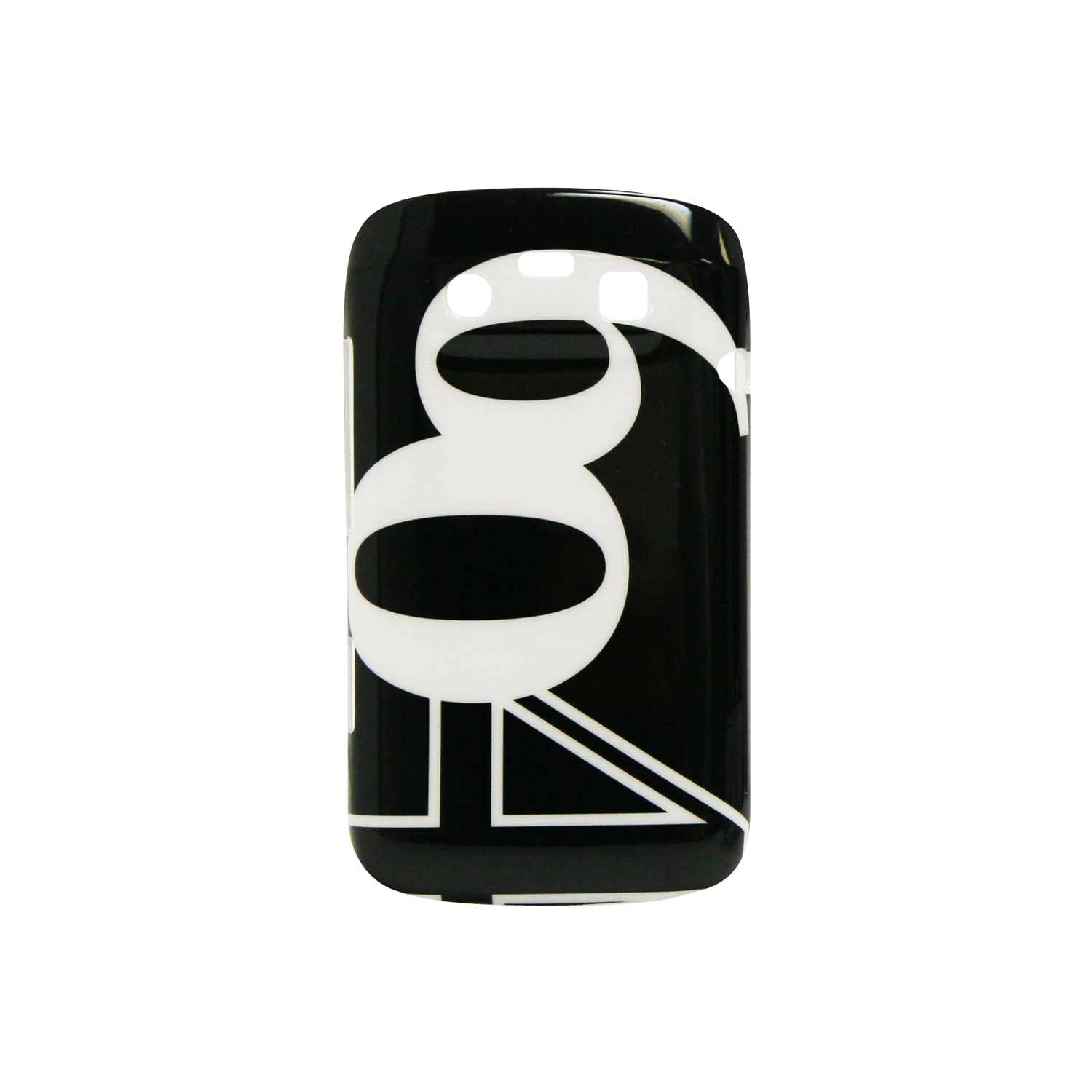 Exian Blackberry Bold 9790 Hard Plastic Case Exian Design 604 on Black