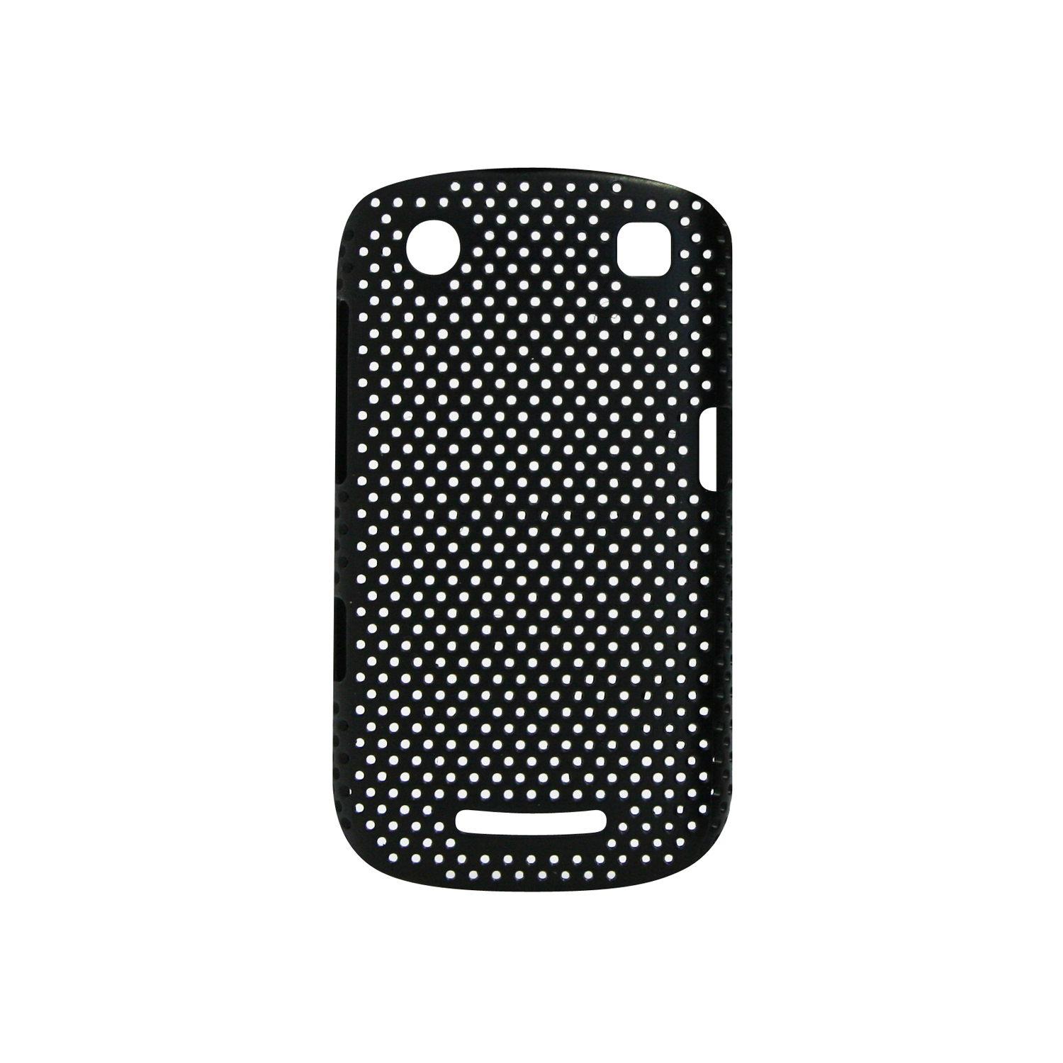 Étui souple en plastique noir avec motif de filet pour BlackBerry Curve 9360 d'Exian