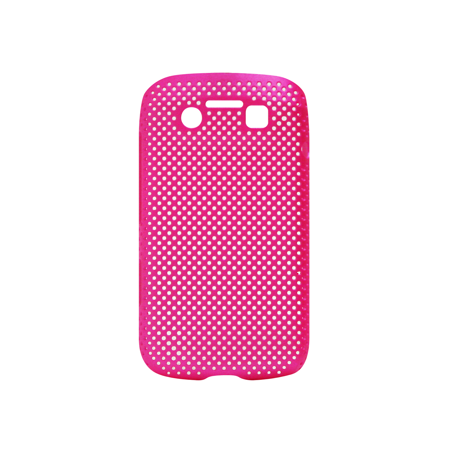 Exian Blackberry Bold 9790 Soft Plastic Case Net Design Pink