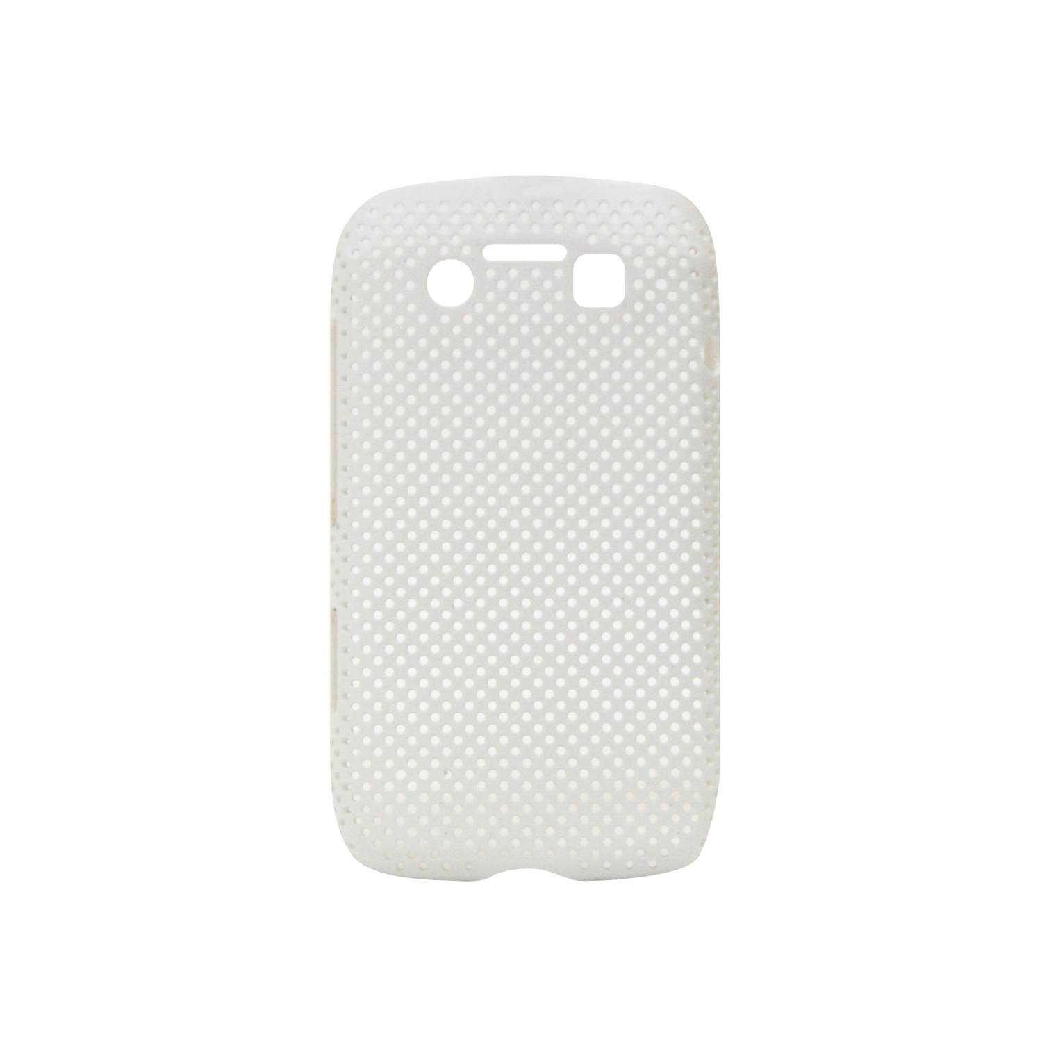 Exian Fitted Soft Shell Case for Blackberry Bold 9790 - White