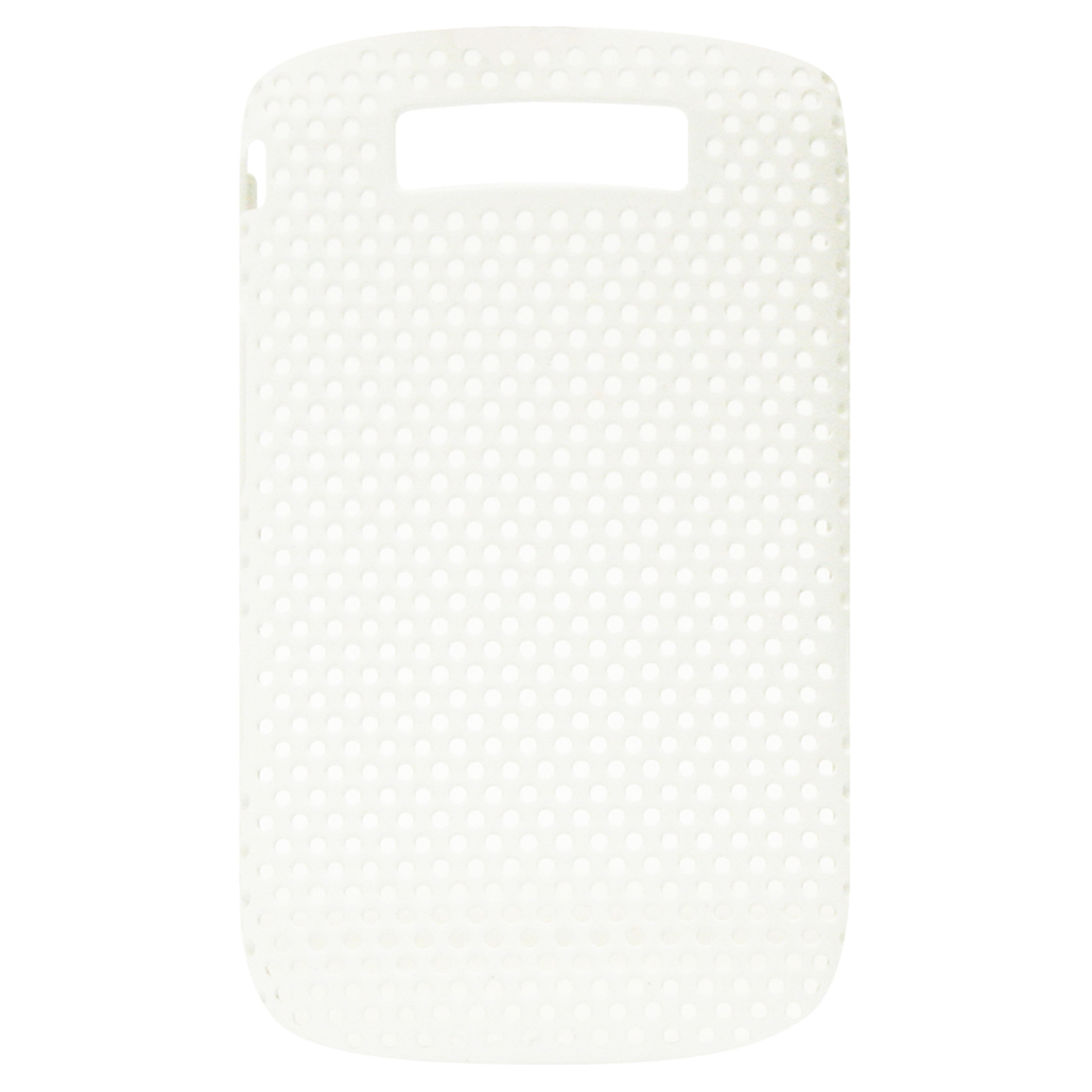 Exian Fitted Soft Shell Case for Blackberry Torch 9800 - White