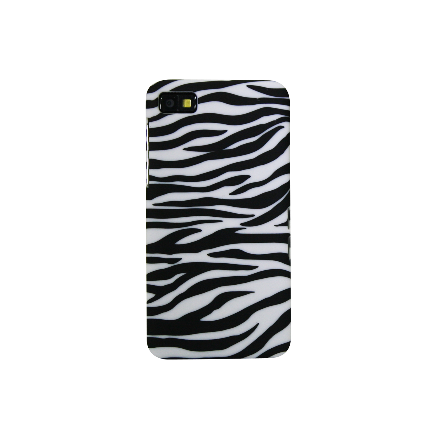 Exian Fitted Hard Shell Case for Blackberry Z10 - Black/White