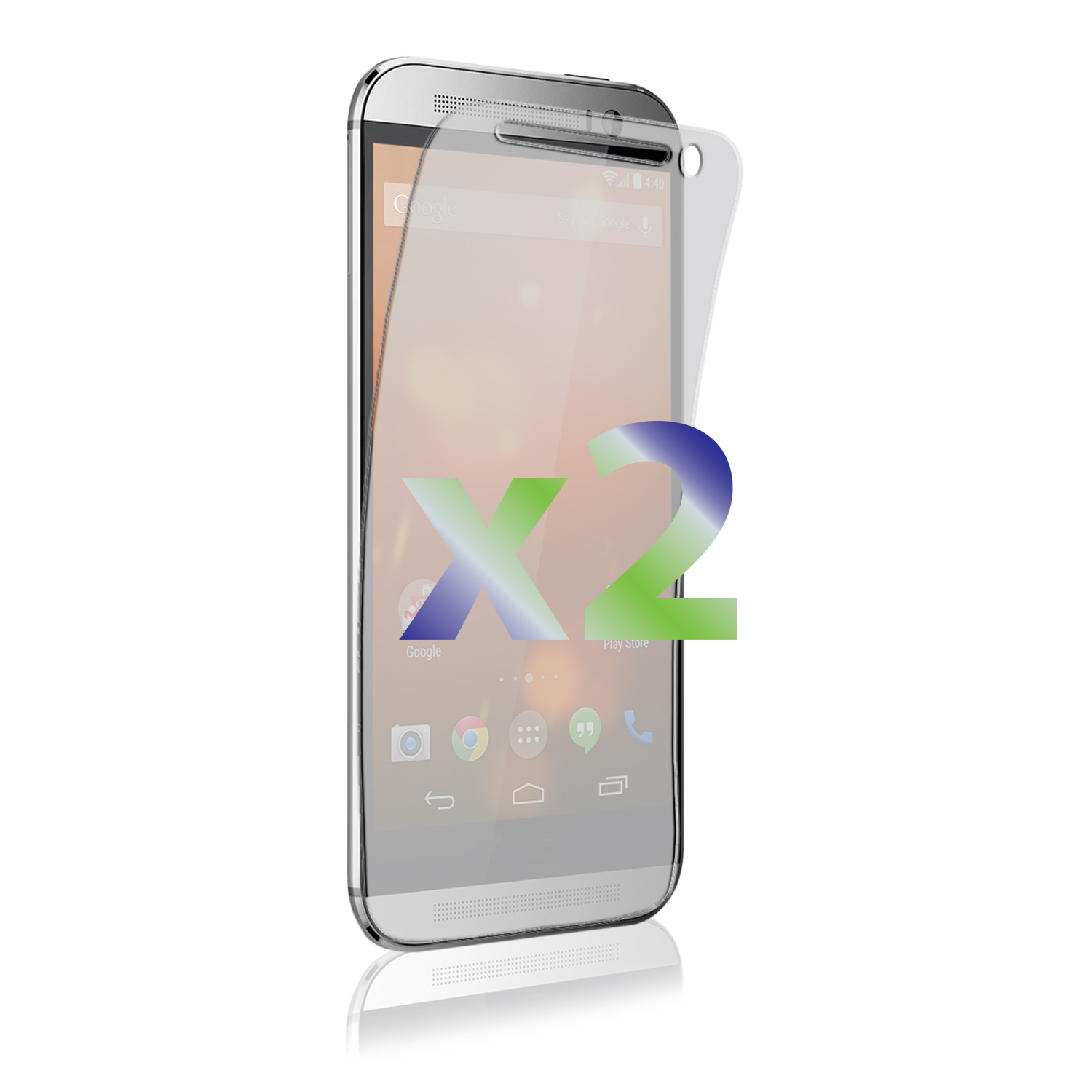 Exian HTC One M8 Screen Protecots X 2 Clear