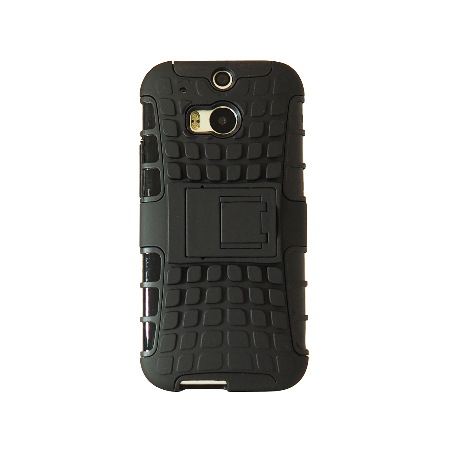 Exian Fitted Soft Shell Case for HTC One M8 - Black
